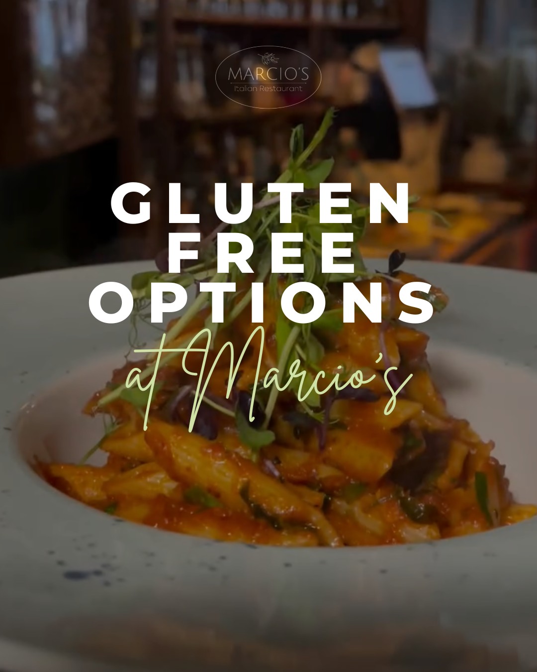 GLUTEN-FREE? WE’VE GOT OPTIONS 👌
Dining out with dietary requirements shouldn’t feel limiting - and at Marcio’s, it doesn’t 🤍
While many of our dishes are built around traditional pasta, we offer gluten-free alternatives so you can still enjoy all your favourites without compromise.
✨ Here’s what you need to know:
- All of our homemade sauces are 100% gluten-free - made fresh, full of flavour, no hidden extras
- You can enjoy our pasta dishes with a gluten-free pasta option, paired with any of our sauces
- Only two dishes on the menu aren’t available gluten-free - the lasagna and the banquet
- Our Pollo Milanesa is now also available as a gluten-free option 🙌
So whether you’re gluten-free by choice or necessity, you can still enjoy the full Marcio’s experience - incredible food, proper Italian flavours, and no compromise 🇮🇹✨
📍 Castle Road, Bedford
📞 07768 431715
📧 info@marciositalianrestaurant.co.uk
🍷🍝 Slow evenings, full hearts, unforgettable flavours. We can’t wait to welcome you at our Bedford restaurant! ❤️🇮🇹