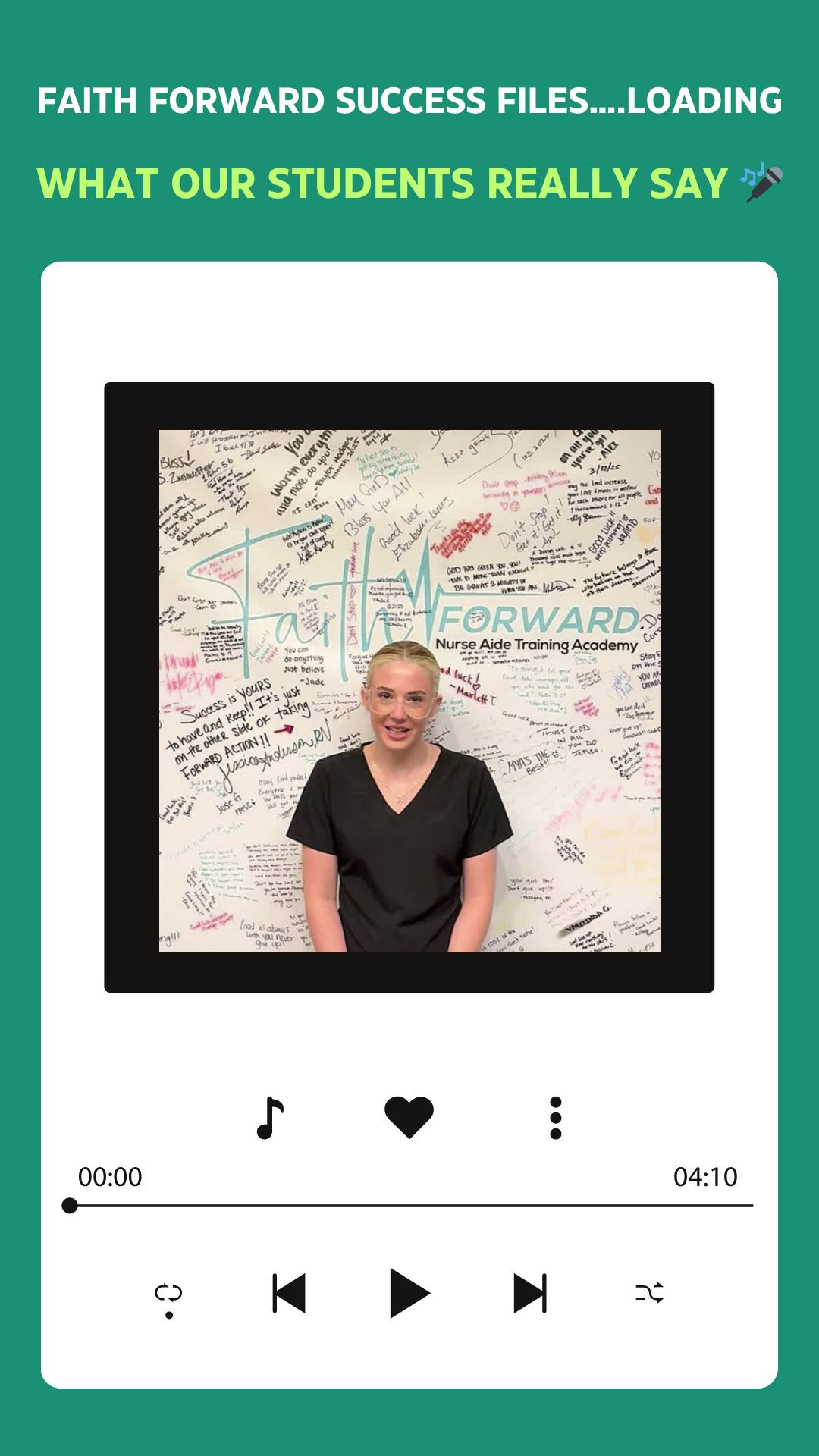 Congratulations to this future nurse!! What a great way to get healthcare experience while working for that nursing license!! #healthcarecareers #CNA #PCT