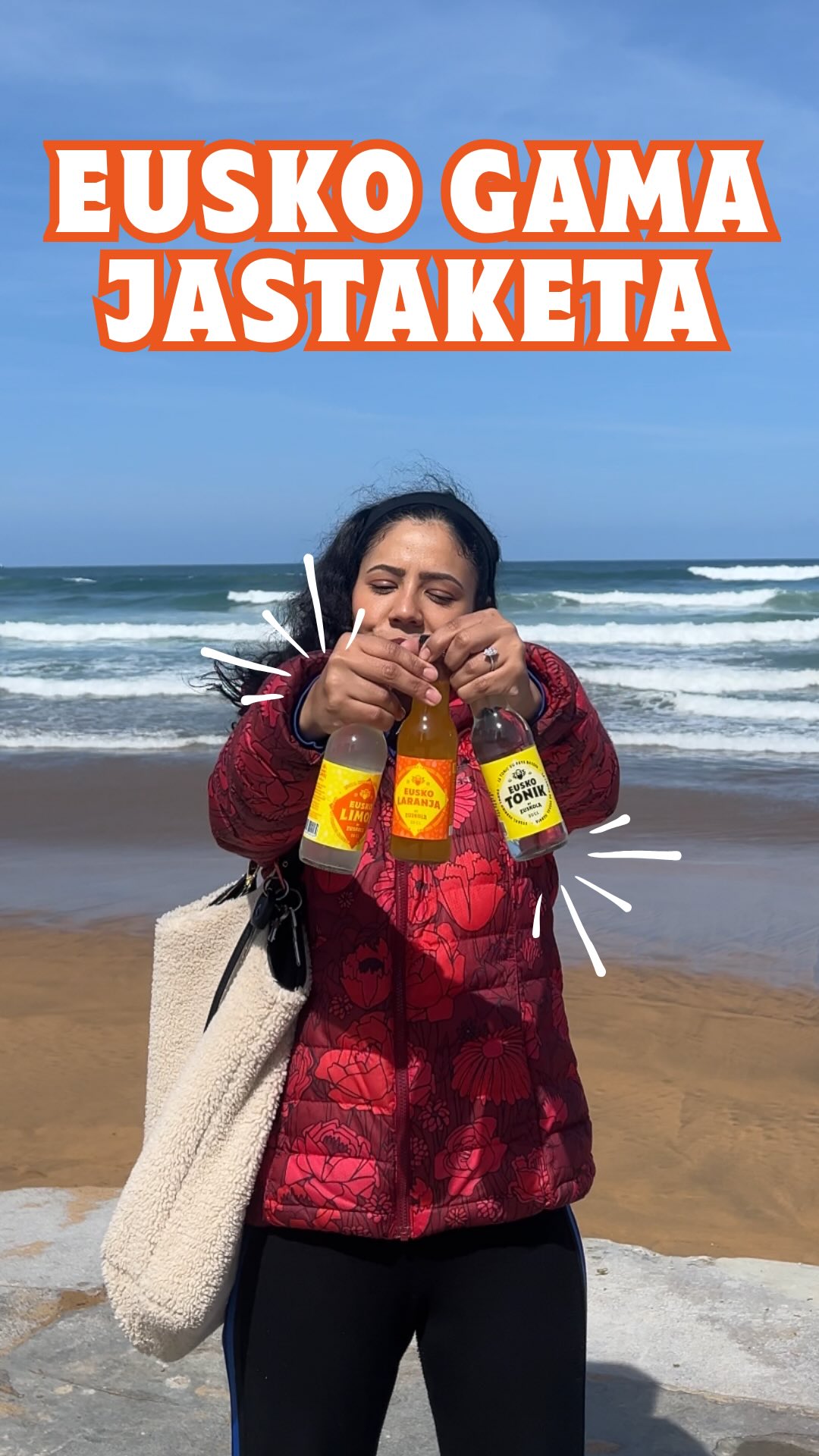 ZUEKIN ZARAUTZEN, EUSKO GAMA JASTATZEKO🥤
Gaur kalera joan gara jendearen iritzia jasotzera: Eusko Limoi, Laranja ala Tonik ?
Emaitza: pozik daude! 😋
Nous sommes allés voir ce que les passants pensaient de nos nouveautés : Eusko Limoi, Laranja ou Tonik ?
Résultat : plutôt satisfaits ! 😋
Salimos a la calle para ver qué opinaban los transeúntes sobre nuestras novedades: Eusko Limoi, Laranja o Tonik ?
Resultado: ¡bastante satisfechos! 😋
#euskola #euskalherria #euskogama #zarautz