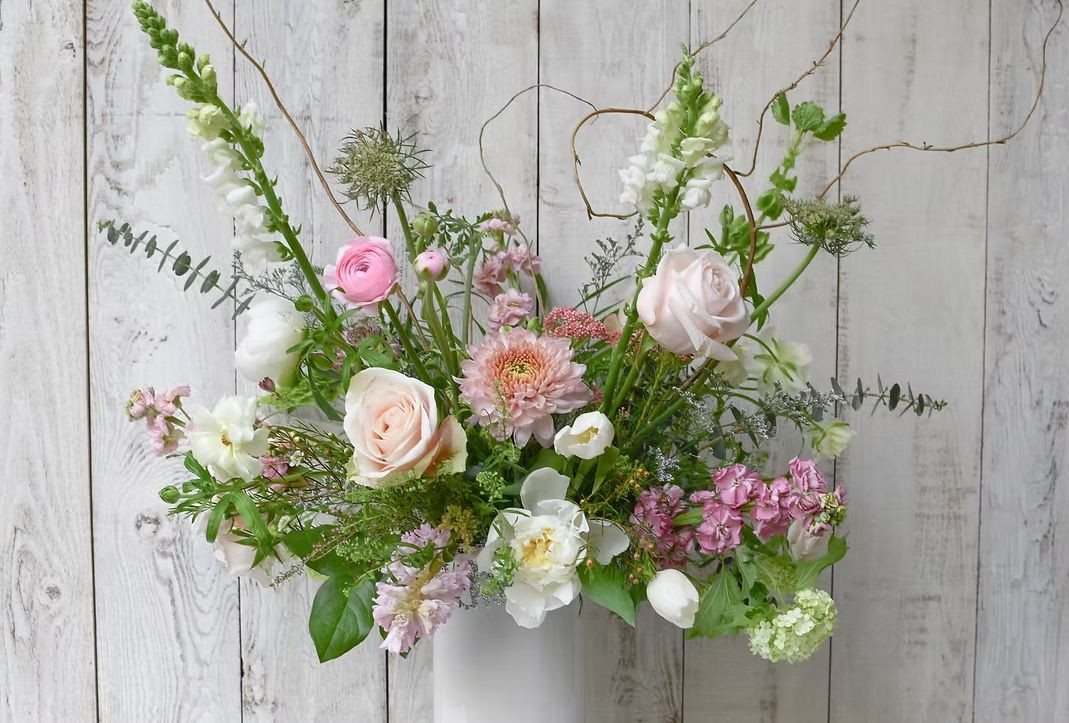 As the week unfolds, the studio fills with flowers—
each one selected, placed, and shaped with care.
Our Mother’s Day collection is available to order
with a limited number of deliveries prepared for the weekend.
Seasonal, thoughtful, and beautiful.
—
Deliveries available Friday through Sunday, May 8–10.
Ordering remains open while availability lasts.
#nicheboutiqueflorals
#mapleridgebc
#fraservalleyflorist
#mothersdayflowers
#seasonalblooms
#myfrenchcountryflowerstudio