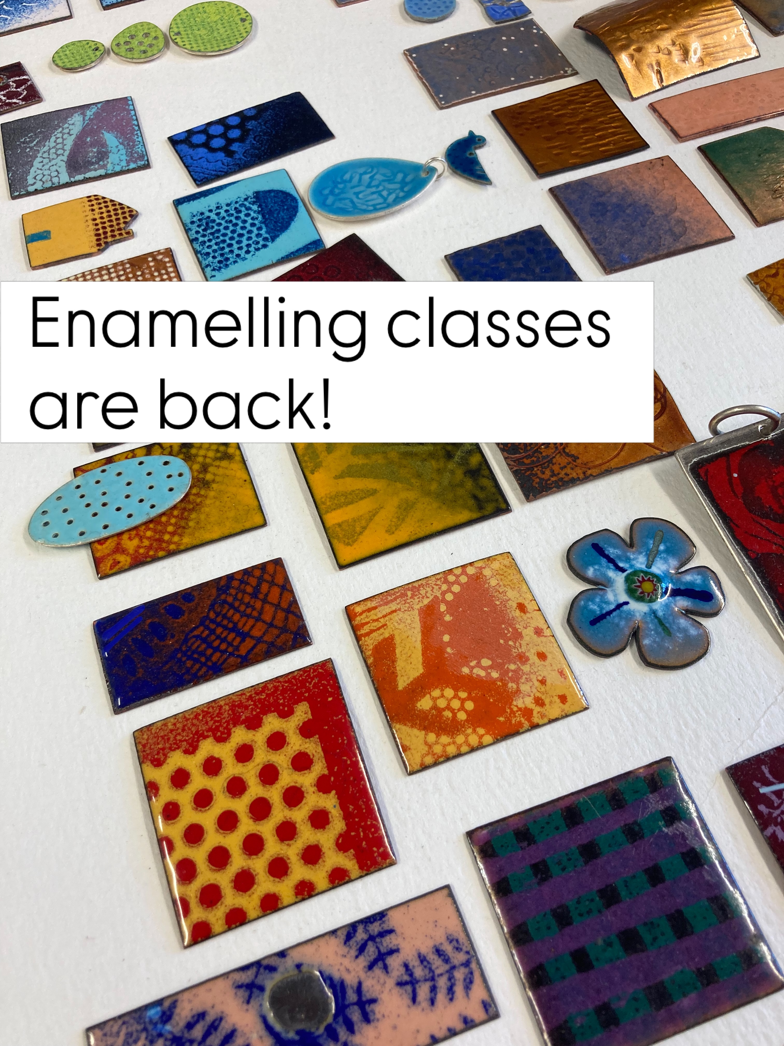 Enamelling Classes are back!
I have 2 dates later in the year, both weekend classes at the fabulous @eastnookstudio in St.Andrews, Scotland.
Come and learn all the basics or brush up on your existing enamelling skills.
Small classes of 6 max mean plenty of demonstrations and one to one tuition in a relaxed and friendly environment. But beware, your brain will be frazzled by the end of the day after a full on day covering a variety of enamelling techniques! 😁
Link in bio to book.
#learnenamelling #vitreousenamel #enamellingclass #kilnfiredenamelling