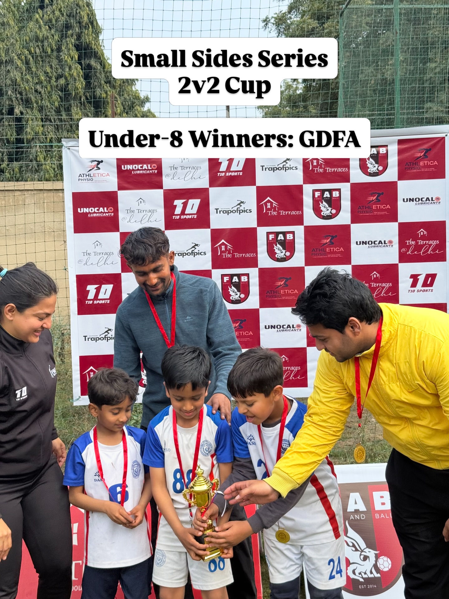 Small Sided Series 2v2 cup! Feeling proud looking back at the performances that these winners put in! Looking forward to welcoming the challenge of the upcoming tournament!
#football #soccer #gurgaon #parents