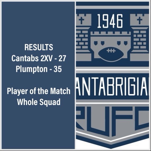 💥RESULTS💥
It was great to welcome an old Cantab back to the club with his current club @plumptonrfc 🎉 his first time back in over 20 years!
A very physical game, thank you to our local rugby club friends for providing a few players to help us get a squad out!
Congratulations to the whole team for Player of the Match.
#rugby #cantabs #cantabsrugby #socialrugbyincambridge #cambridge