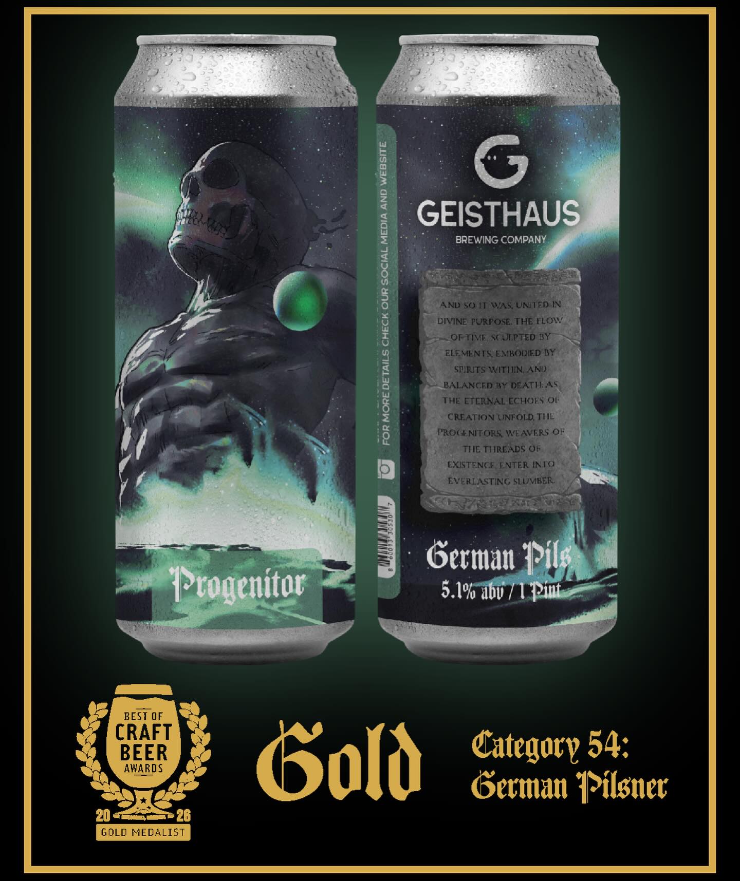 It’s our first competition of the year and we nabbed a couple more medals from @bestofcraftbeerawards ! This was a new competition for us and we are stoked to start off the season with some wins.
🥇 Progenitor - German Pils
🥉 Decrepify - Dunkel