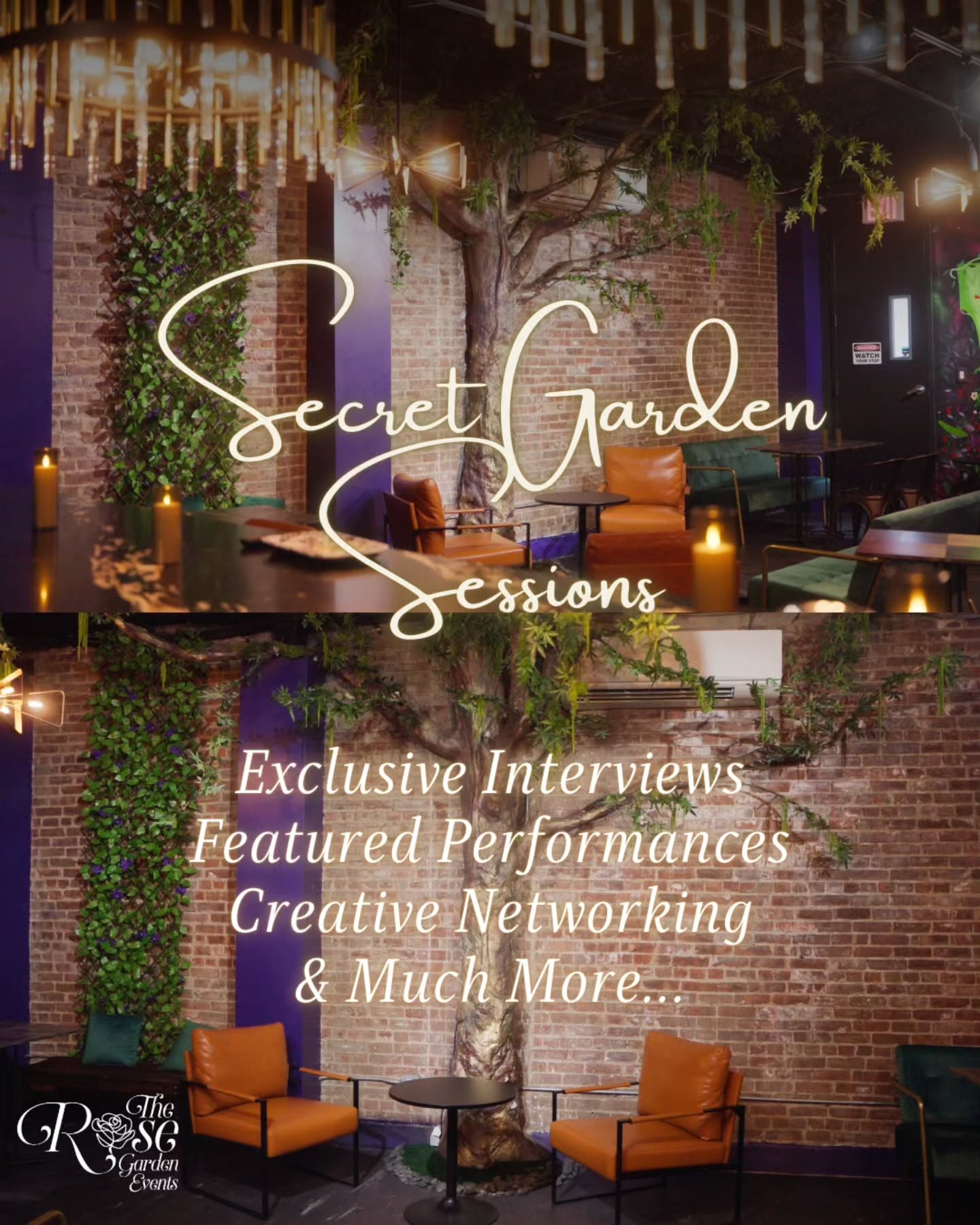 Our vision will come to life once again this SUNDAY, April 12th 🌹 Join us for an exclusive Secret Garden Sessions experience ✨️
👑 1-on-1 interviews with and audience Q&A
👑 Raffle "Spotlight" for 2 guests to perform
👑 Intimate performance sets by two incredible featured artists
Get to know @freequencyspeaks and @pettywap beyond their artistry.
Pull up for the connection!
Few tickets left! Limited space!
📍 @lacedandwildebk
#KeepGrowing #RoseGardenEvents #Brooklyn #SecretGardenSessions #LivePerformance