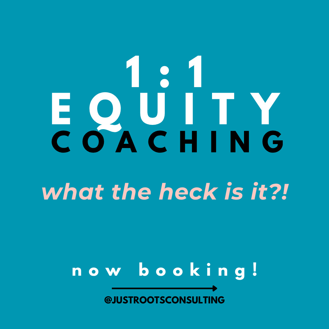 We all need help, plain and simple. And when it comes to deconditioning ourselves from the teachings and norm-settings of white supremacy and ableist cisheteropatriarchy, we need as much help as we can get. I am who I am today because of the people who taught me, supported me, encouraged me, and were possibility models of the ways I wanted to exist in the world. It is my honor and privilege to return that favor to others who are ready and willing to seek help.
In short, 1:1 Equity Coaching is:
🌱 Connective
🌱 Caring
🌱 Radically honest
🌱 Educational
🌱 Embodied
🌱 Encouraging
🌱 Inspiring
🌱 Motivating
🌱 Mobilizing
🌱 Accountable
Are you ready? Let's give it a try. Link in the bio!
#equitycoach #lifecoach #antiracism #whitesupremacyendswithus