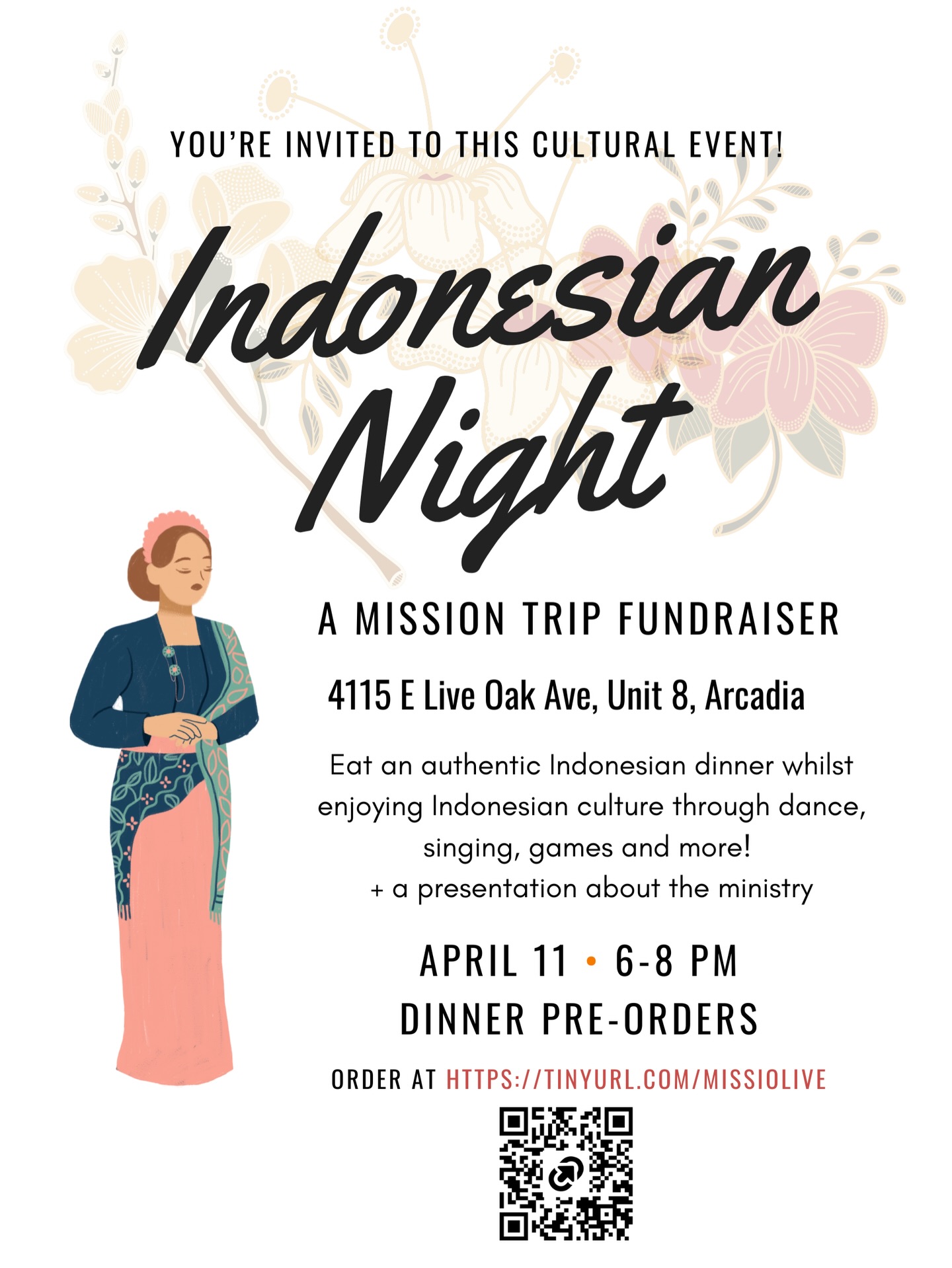 Come and have a dinner experience while growing a 🤍 for Indonesia and support the mission. Hostd by @olive.zeph Olivia Widjojo
Saturday, April 11th.. DM to Pre Order your spot
LINK IN BIO