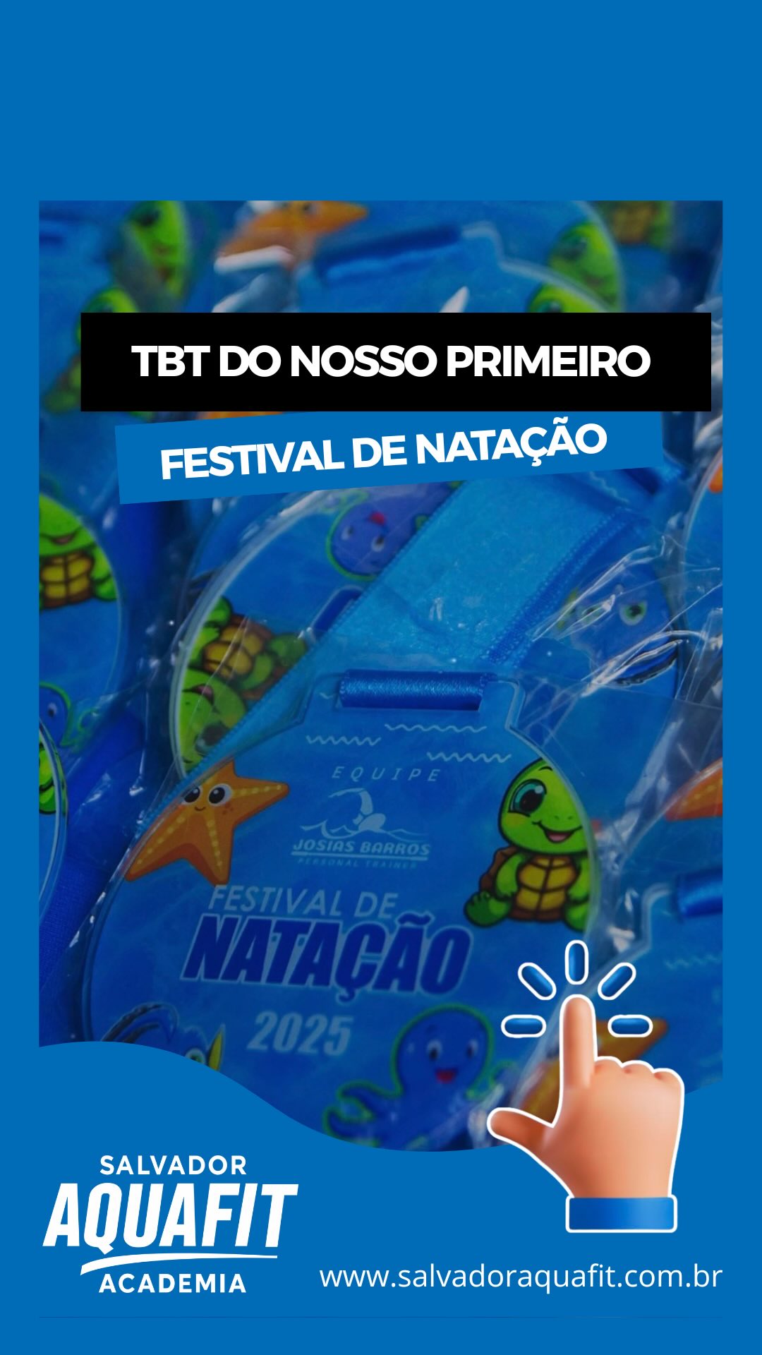 Um #TBT que fala por si só… 💙
Momentos que marcaram, emocionaram e ficaram na memória. E agora, chegou a hora de viver tudo isso novamente.
⏳ FALTAM 3 DIAS
Para o nosso Festival de Natação 2026 🏊♂️
🗓️ Dia 12/04 (domingo) | ⏰ A partir das 08h
Prepare-se para uma manhã especial, com muita emoção, superação e diversão em família.
#salvadoraquafit #nataçãoinfantil #vidasaudável #segurançaaquática