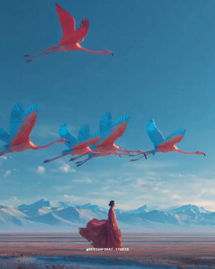 Hace dos años, en Laguna Chaxa (San Pedro de Atacama, Chile), vi volar flamencos sobre el salar. 🦩🇨🇱
Tenía el teléfono en la mano. El vuelo fue tan rápido, tan surreal, que no alcancé a grabar.
Esa escena quedó solo como memoria. La he soñado más de una vez.
Hoy, la tecnología me permitió reconstruirla. No como reemplazo de lo que viví, sino como una forma de representar lo que no pude capturar.
Pero...
¿Con qué imágenes entrena un modelo cuando genera un paisaje latinoamericano?
¿De quién son las referencias que usa?
Desde @designforai.studio estamos trabajando en algo que llamamos IA patrimonial: una propuesta para usar archivos culturales, textiles, símbolos y lenguajes visuales propios del territorio como fuente de entrenamiento.
No para exotizar. No para extraer.
Sino para producir estéticas latinoamericanas desde adentro.
Descolonizar con IA no es negar la tecnología.
Es dirigirla desde donde somos.
#inteligenciaartificial
#chile
#tecnologia
#ia
#diseño