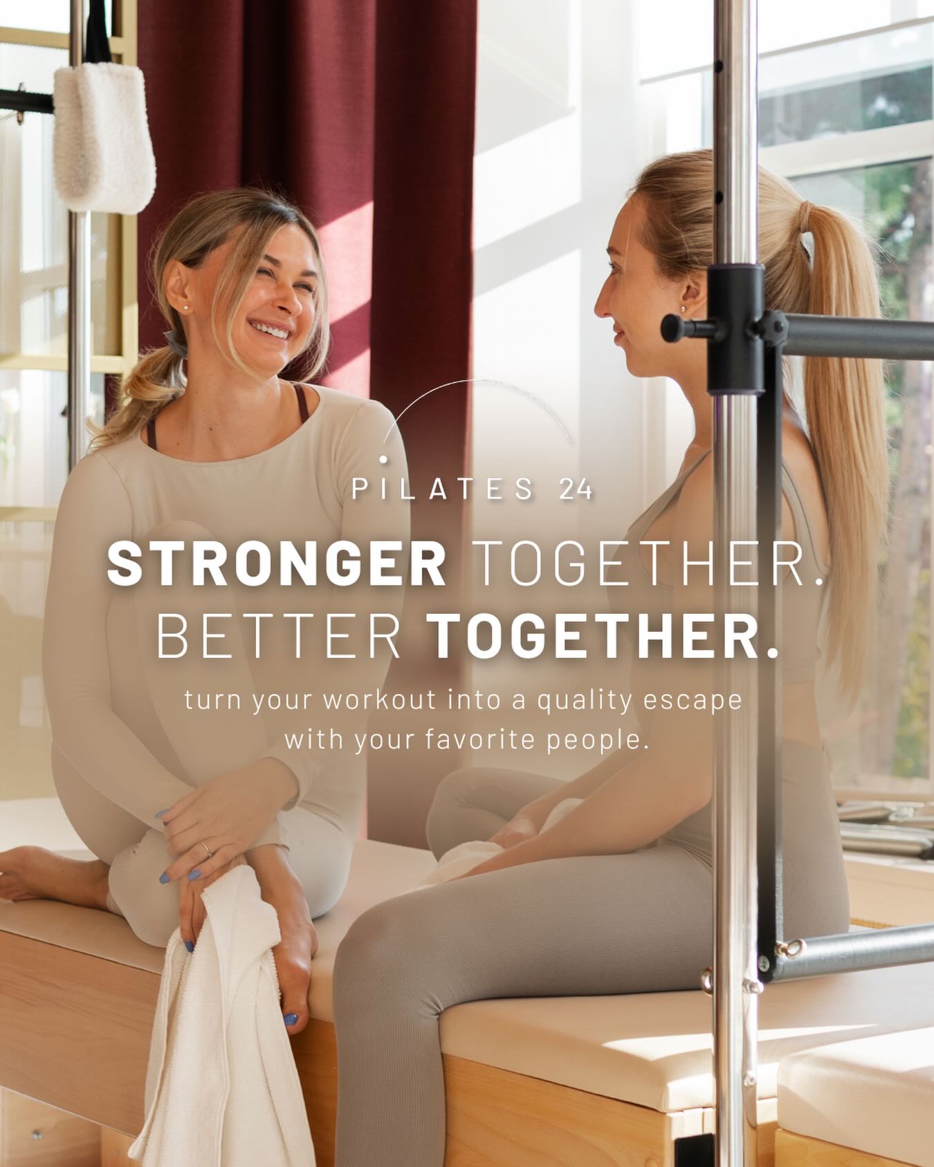 Stronger together. Better together. 🤍
Why work out alone when you can grow
with your inner circle? Our Private Trio sessions
at Pilates 24 are designed for those
who want to blend professional
fitness with meaningful connection.
.
.
Shared energy, shared goals, and a shared sanctuary—turn your workout into a quality escape with your favorite people.
👉 Gather your trio.
Book your private slot via LINE: @pilates24
#Pilates24 #PilatesTrio #WorkoutWithFriends #CommunityWellness #Sukhumvit24