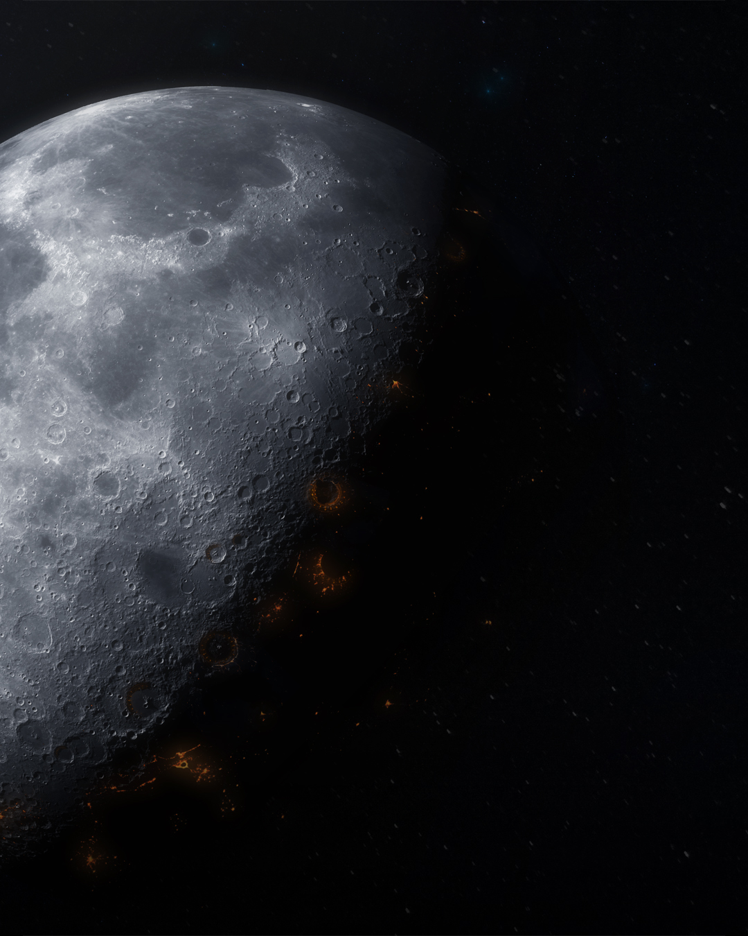 L’aventure spatiale prend une dimension particulière à l’heure ou les guerres se multiplient sur notre planète. Pour avoir de nombreux amis astronautes, je confirme totalement ce texte de Carl Sagan que j’avais noté en lisant son magnifique roman "Contact": « Les pays qui se sont lancés à la conquête de l’espace l’ont fait essentiellement pour des raisons nationalistes ; mais l’ironie du sort voulait que tous ceux qui quittaient la Terre pour l’espace fussent saisis par le spectacle des frontières abolies, de la Terre comme un tout. »
❯ Nouveauté : Vous pourrez trouver à partir d'aujourd'hui de plus en plus de ces peintures, enrichies de nouvelles animations et de textes explicatifs mis à jour sur le blog de mon site officiel / www.yannickmonget.com, Voici d’ailleurs le lien direct vers l’article source du blog en lien avec cette œuvre : https://www.symbiom.org/post/legende-pr0504v01
__________________
SOURCE : Peinture numérique tirée du livre HOPES, Symbiom Editions 2021
Commander le livre : https://www.symbiom.org/hopes
__________________
NOTES SUR L'IA : L'œuvre originale à la base de cette projection est une œuvre artistique, réalisée sans aucun recours à l'IA / L'intelligence artificielle n'est utilisée ici que comme outil complémentaire permettant d'animer et explorer l'avenir dessiné par l'auteur.