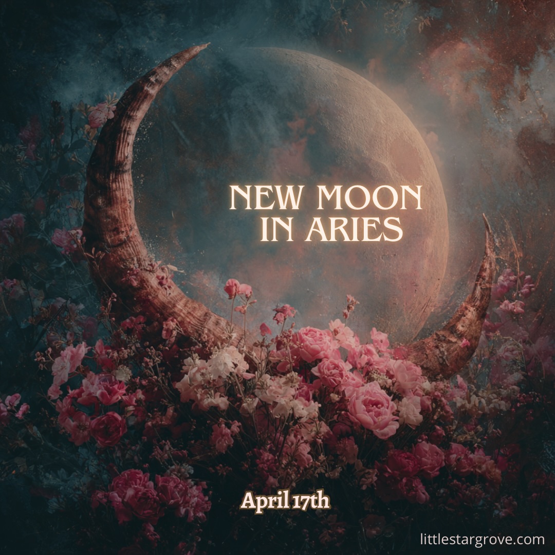 New Moon in Aries - April 17th
On April 17th, we have a New Moon in Aries, bringing fresh, bold energy that supports new beginnings. This is a good time to ask yourself: What do I truly want, and what can I do to move closer to it? It doesn’t have to be anything big. Sometimes one small, intentional step is enough.