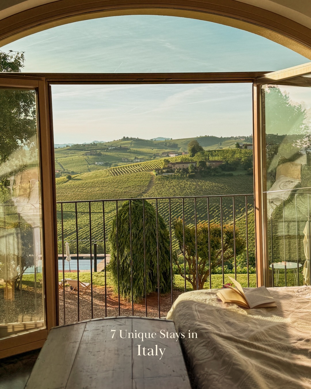 The most incredible places I’ve stayed in Italy 🤍
🇮🇹 Want more Italy travel, itineraries & curated stays? Find my Italy slow travel guide on railvoyage.com or link in bio
Most beautiful stays in Italy
1. Castello Ducale, Umbria — where we got married & this place will always have a special place in my heart
2. Corte Realdi Suites, Verona — a historic apartment right in the pulse of the city
3. Tenuta Le more — a peaceful stay in the middle of the lush landscapes & vineyards of Langhe, Piemonte
4. CorDella in Montalcino, Val d’Orcia, Tuscany — a beautiful winery & iconic stone houses
5. Il Gabellota, Alberobello, Puglia — a beautiful stay with trulli shaped houses
6. Sassi Matera, Matera, Basilicata — stay like they did thousands of years ago. In a cave
7. Hotel Degli Orafi, Florence, Tuscany — the most beautiful hotel view in Florence? I loved our stay at this historic luxury hotel
📌 Save for your unforgettable journey to Italy — the hotel isn’t just a place to sleep it’s the reason why
• where to stay in Italy • hotel experience • staycation • Italy aesthetic • Florence accomodation • top places to stay Italy • beautiful hotels Italy • accomodation Tuscany
#italyaesthetic #tuscanylovers #italydestinations