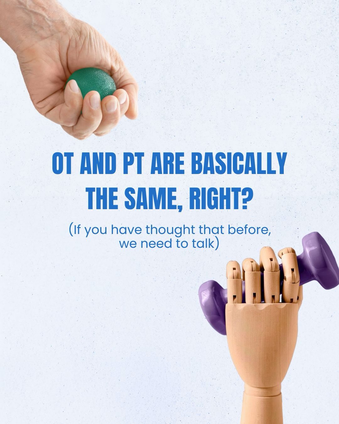 It is Occupational Therapy Awareness Month and we need to talk about how OTs make a difference in the lives of their patients everyday. Thank you to Occupational Therapists at BURD and everywhere for their dedication, efforts and creativity when they work with patients.