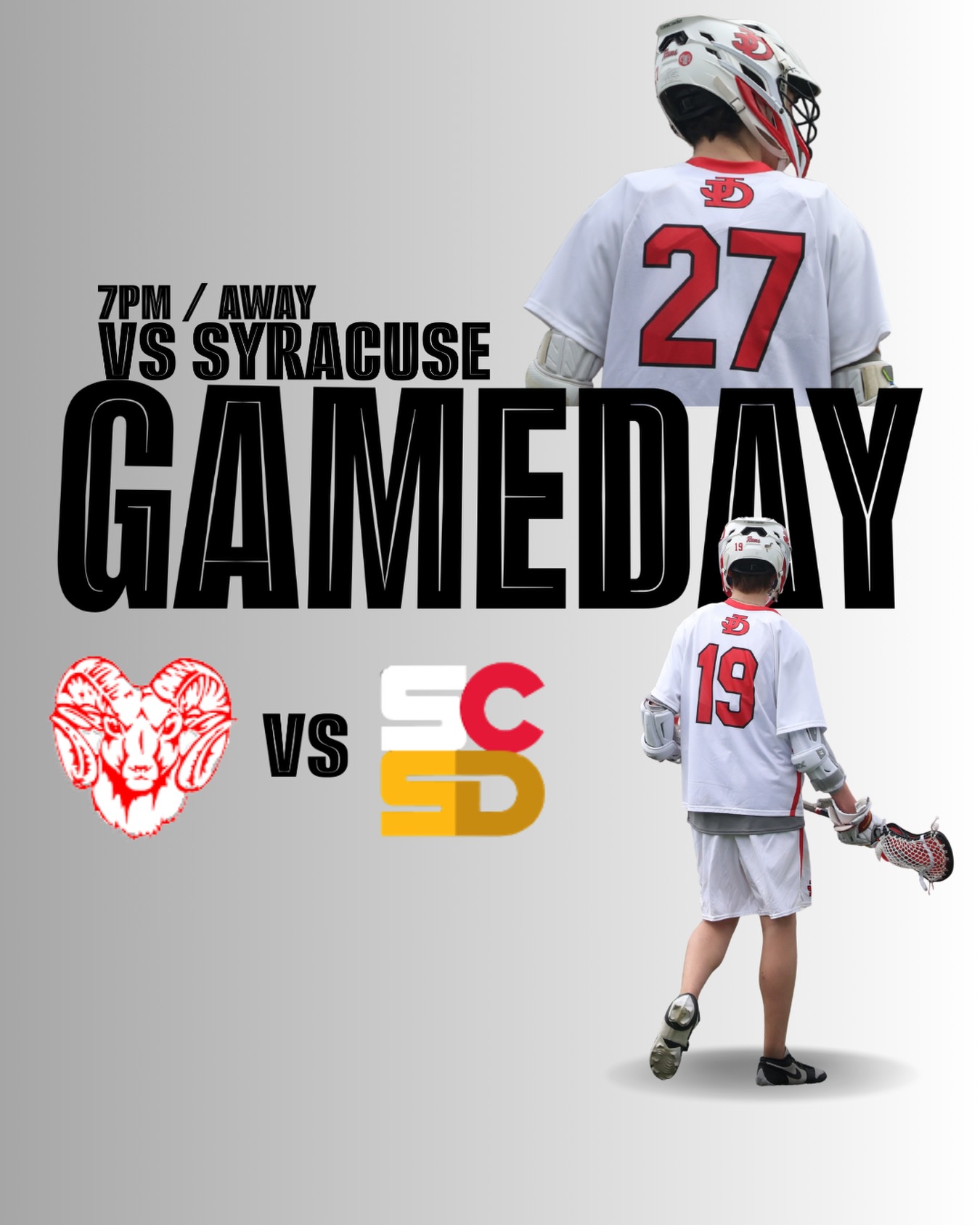 Away game for the boys tonight against Syracuse at 7.