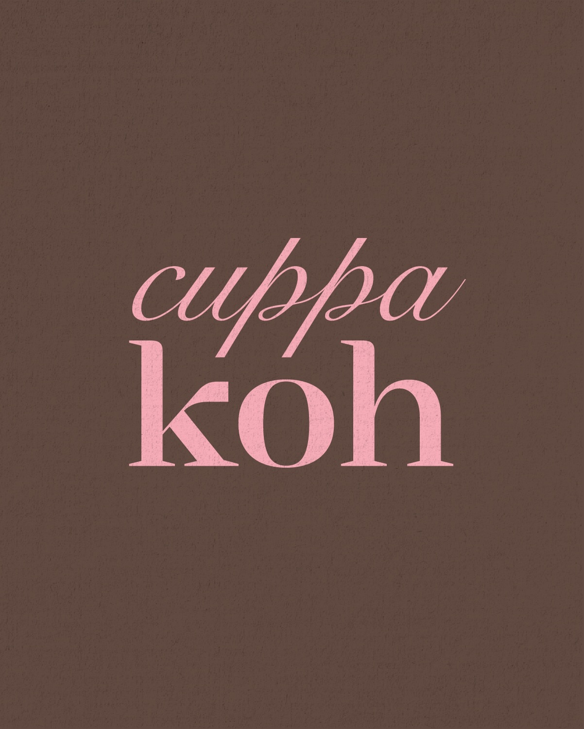 A fresh and inviting new brand for cuppa koh ☕️🫘 🧊 🍵 Look out for their launch this summer and follow their adventures across Canada