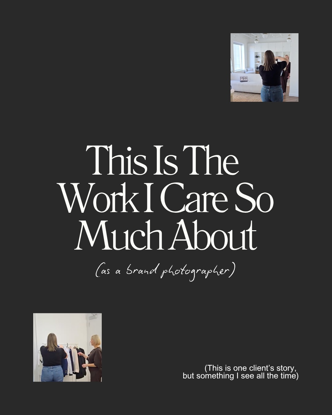 This is the work I care about.
Not recreating a vibe, but capturing the identity you keep muting.
BTS moment captured by @megdunningcreative
———
Brand photography in Guelph, Ontario for female founder and CEO.