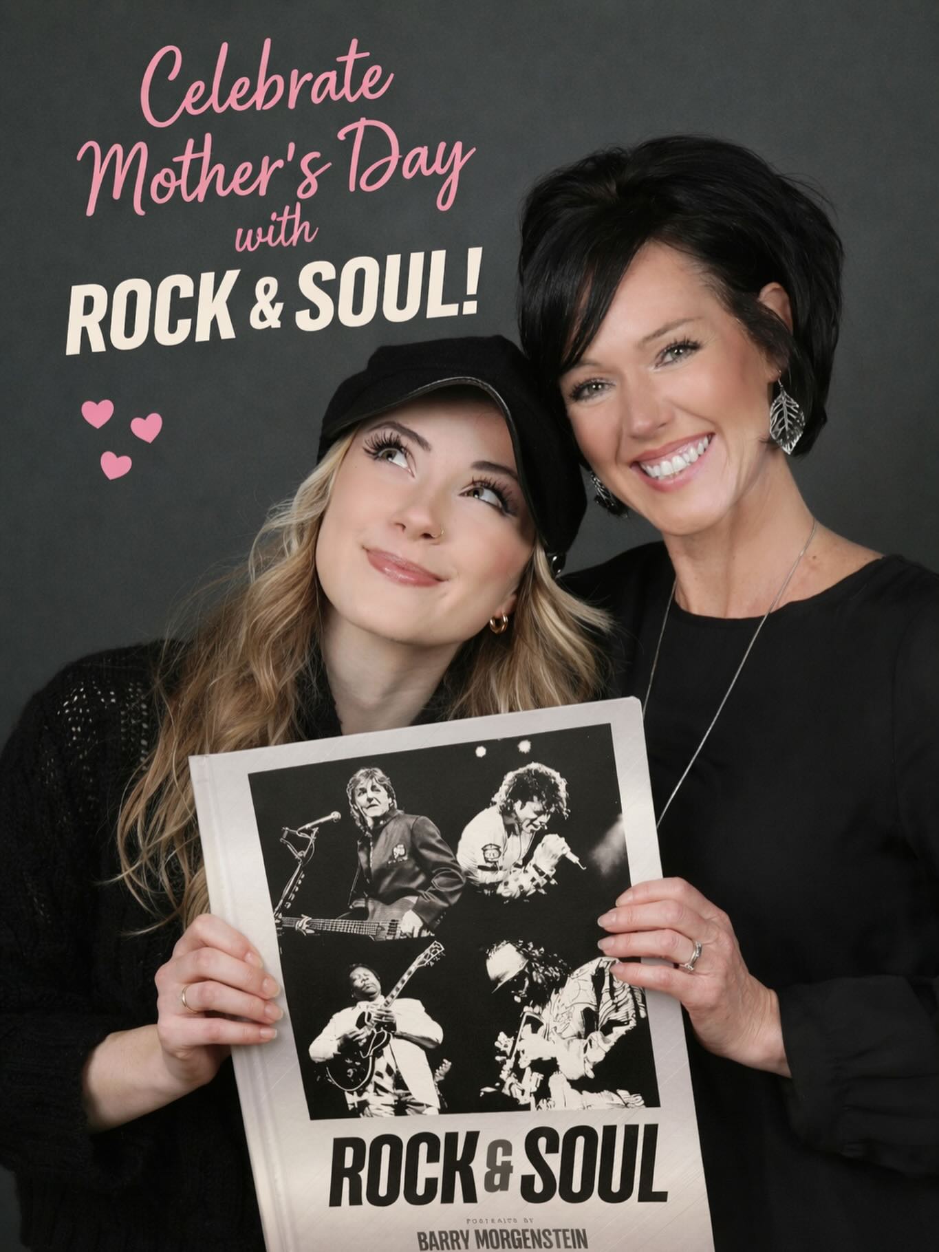 For the moms who raised us on great music 🎶. This Mother’s Day, give Rock & Soul 🖤
Purchased your personalized & autographed book in this link.
https://www.barrymorgenstein.com/product-page/copy-of-rock-amp-soul-portraits-book-of-photography