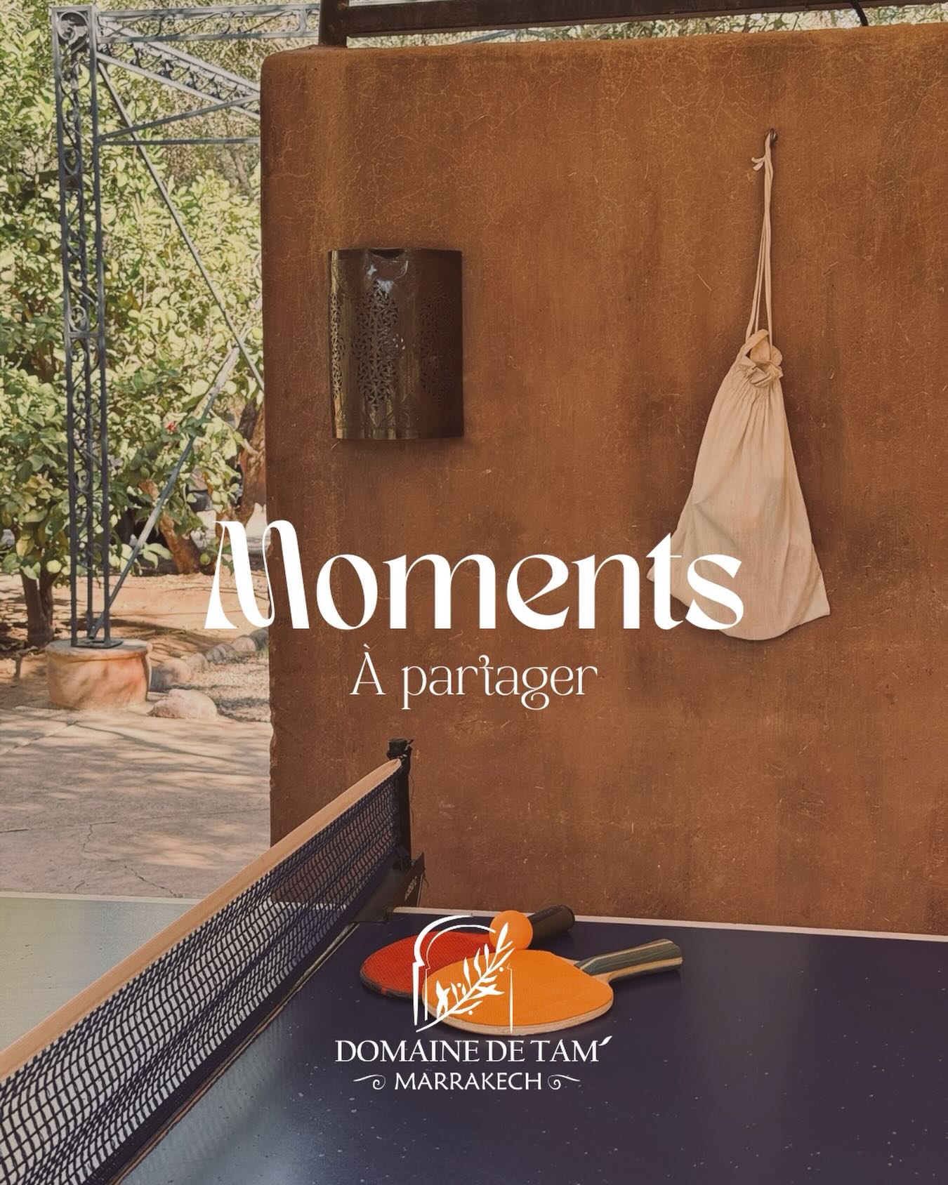 Qui relève le défi pour la prochaine partie ? 🏓
Un moment fun et sportif à partager entre amis ou en famille.
Who’s up for the next round? 🏓
A fun and sporty moment to enjoy with friends or family.
#familytime #domainedetam #vacationvibes #marrakech #morocco
