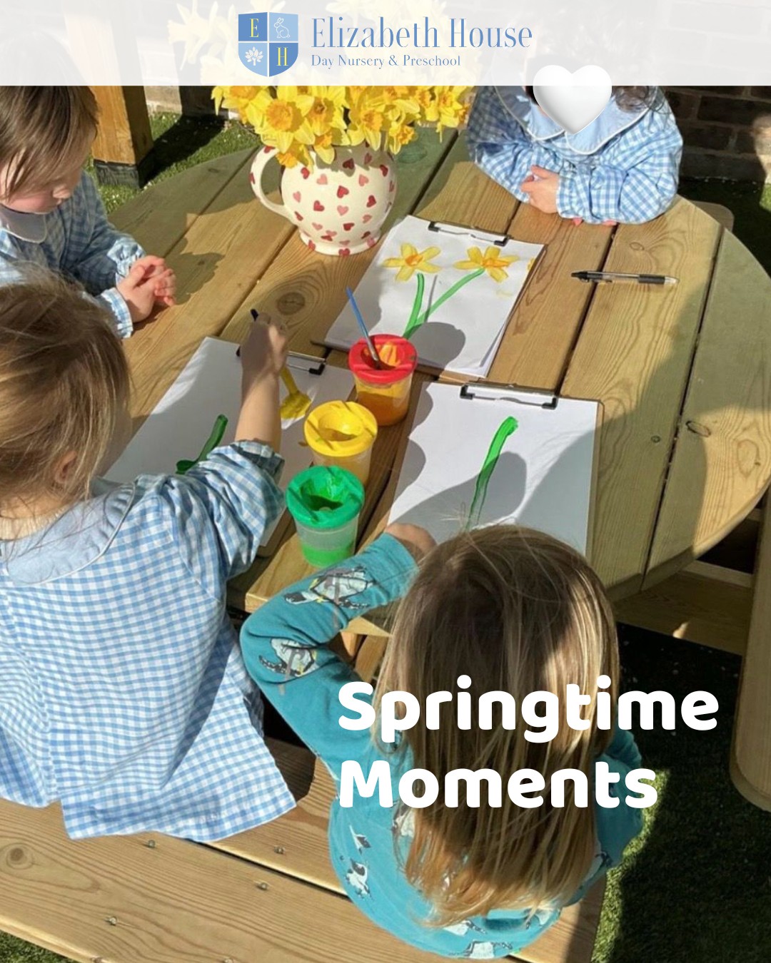 Spring is a wonderful time for outdoor play, exploration and creativity!
#preschool #elizabethhousenursery #nursery #earlyyears #eyfs #wallingford #oxfordshire #springlearning #outdoorlearning