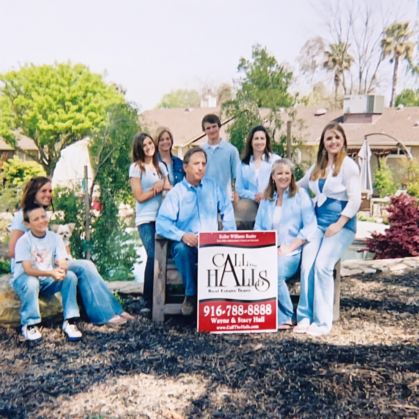 If you've ever taken a class with me before, you'll hear me talk about how my parents built their real estate business on large mailers.
Every so often, we would get the family together for "photoshoots" like this one. We would coordinate colors and have their new yard signs as props.
My parents worked so hard to give us all such a comfortable life. My dad was constantly on the phone, doing paperwork, working with his leadership team. And my mom was amazing at nurturing relationships.
This house was meant to be the dream spot. And in a lot of ways it was!! Even though plans changed when the market crashed in 2008, they worked hard to make these few acres our little sanctuary.
I have sooo many memories at this house! So many parties, events, just hanging out with friends.
When I think about a time before auto-immune changed our family, this is the house that I think of.
I have been nominated for Entrepreneur of Impact for our work giving back to research and advocacy. I would love if you took 30 seconds to cast a free vote (you can vote daily!) so I can continue giving back to this community in my dad's honor.
Comment "VOTE" to make your impact <3