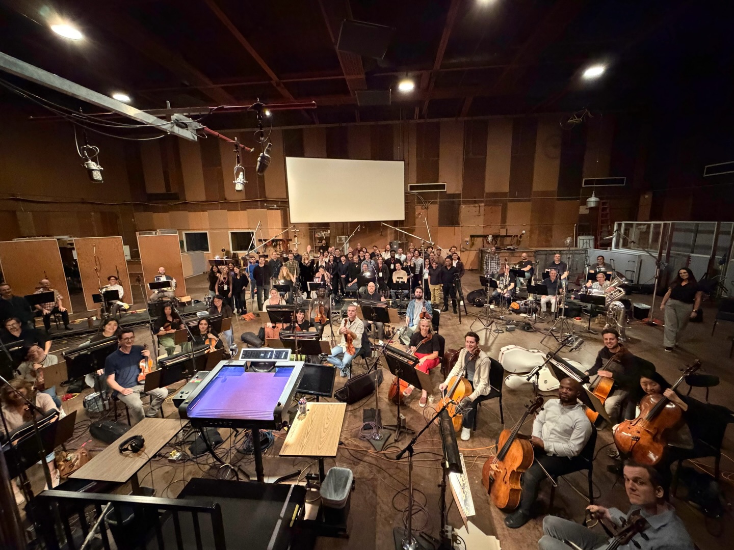 I am deeply proud of the exceptional work achieved by The Studio Intensive 2.0 participants this past week. It was a joy to witness your growth as a conductors. Seeing music from the conductor’s perspective can be both illuminating and humbling. From there, we carry forward how we shape the experience of making music, guiding and uplifting others from the podium. This is the line we hold, and as creators, we hold each other responsible because we now know the difference.
As you return home and continue creating, my sincere hope is that you stay dedicated to honoring the awe-inspiring giants who came before us. You are all brilliantly talented and give me great hope for the future of our field. As my amazing colleague Conrad Pope more succinctly puts it: we are preaching the gospel according to John Williams.
Congratulations to all and welcome to the LAFCI family!
#preachingthegospelaccordingtojohnwilliams