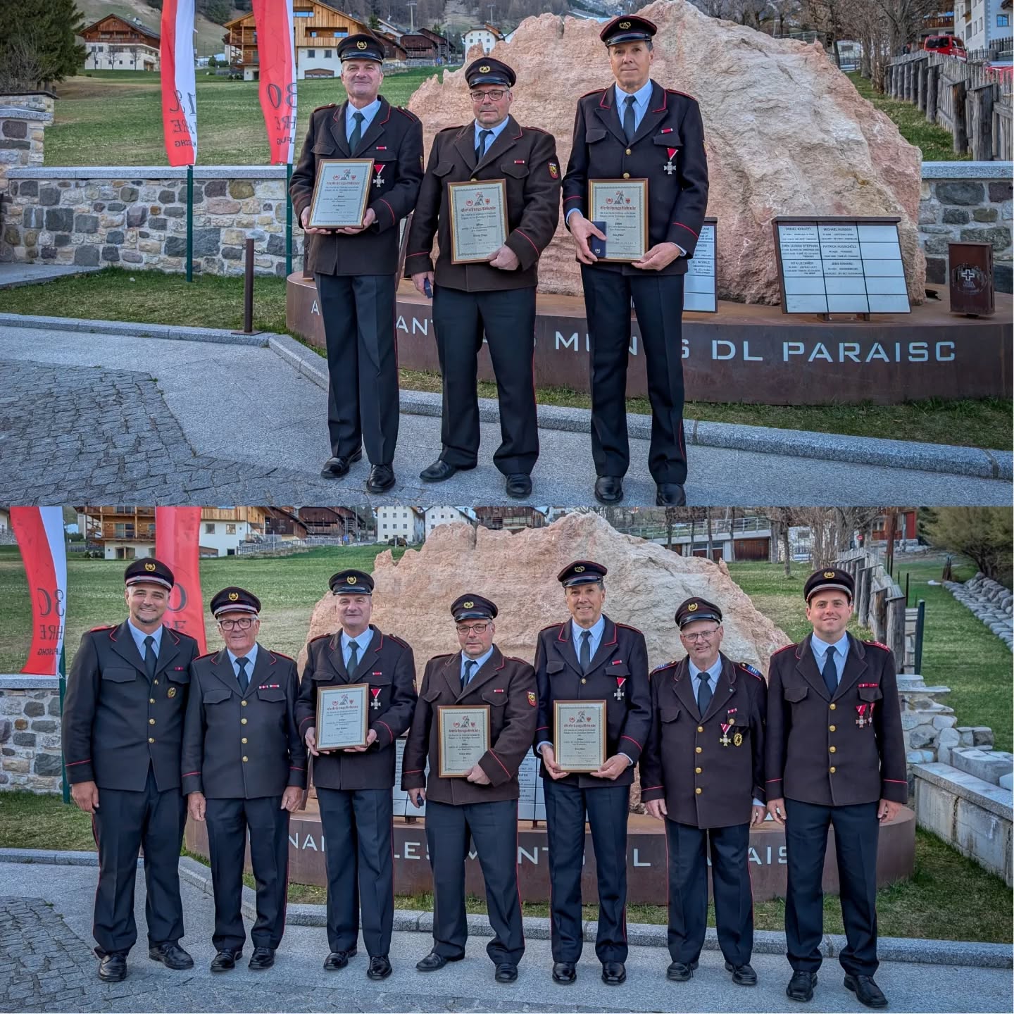 💥Heute wurden drei unserer Kameraden beim 71. Bezirksfeuerwehrtag in Kolfuschg mit dem „Verdienstkreuz in Gold“ für 40 Jahre aktiven Feuerwehrdienst ausgezeichnet.
🏅 Kurt Gatterer
🏅 Franz Hilber
🏅 Martin Weger
💪 Vielen Dank für euren langjährigen Einsatz in der Freiwilligen Feuerwehr Pfalzen. 🚒