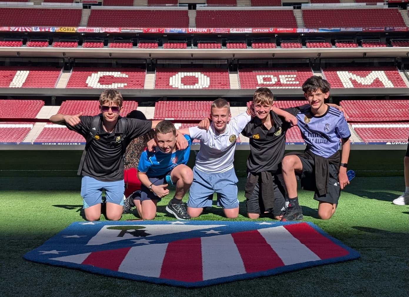 What a week in Madrid it’s been.
4 Sessions at the training grounds and with official coaches of Atletico Madrid, Real Madrid (x2) & Rayo Vallecano today.
Games vs Getafe, Rayo Vallecano, Leganes CD, Miraflores & Recrativo Soto Del Real across all age groups. Final games this evening.
Stadium tours at one unbelievable stadium (Atletico Madrid) and then one stadium that is absolutely out of this world (Real Madrid).
Most importantly - strengthening current friendships whilst also making new friends (players and parents).
#HalaMadrid #Atleti #Leganes #RayoVallecano #Getafe