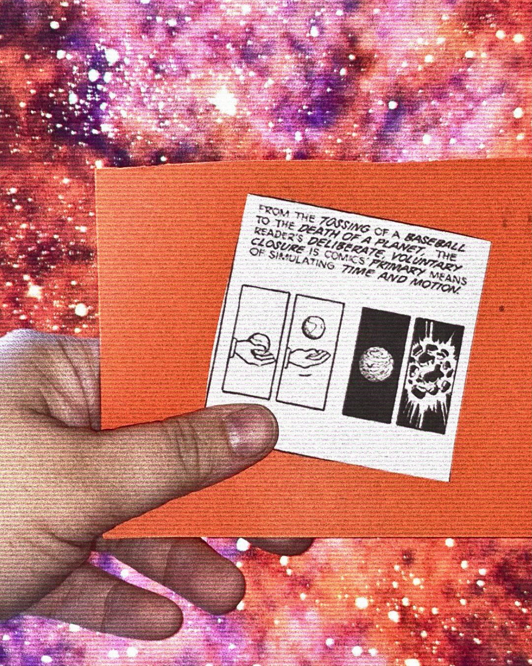 When I was reading an excerpt from Scott McCloud’s “Understanding Comics,” this panel came up. Reminded me of a certain planet getting destroyed by a pancake.
#comics #understandingcomics #writerofinstagram #planet