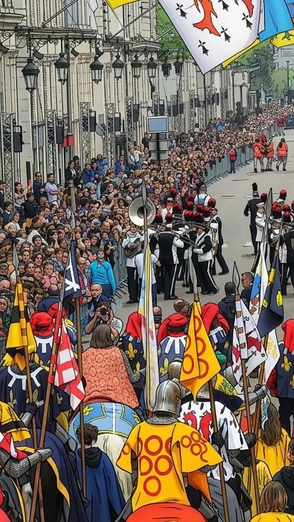 Saviez-vous que cette tradition a près de 600 ans ? ✨⚔️
Les Fêtes de Jeanne d’Arc d’Orléans figurent parmi les plus anciennes fêtes commémoratives de France. Elles célèbrent la délivrance d’Orléans par Jeanne d’Arc, le 8 mai 1429, mettant fin à cinq mois de siège.
Depuis cette victoire, nous rendons hommage à notre héroïne dans une célébration unique, à la croisée des traditions :
🏛️ Civiles
⚔️ Militaires
🙏 Religieuses
Co-organisées par la @villedorleans, le Diocèse (@catholiquesduloiret), la Garnison militaire d’Orléans et notre Association, ces festivités témoignent d’un engagement collectif exceptionnel. 🤝
Cette transmission de génération en génération a conduit à leur inscription au Patrimoine culturel immatériel de la France en 2018. En 2025, elles ont également reçu le label « Les Plus Belles Fêtes de France », saluant la richesse de leur programme.
L’histoire ne s’arrête pas, elle se vit. 🚩
📍 Plus d’infos sur l’héritage vivant : www.orleansjeannedarc.fr
#OrleansJeanneDArc #JeanneDArc #PatrimoineImmatériel #Orleans #FetesDeJeanneDArc