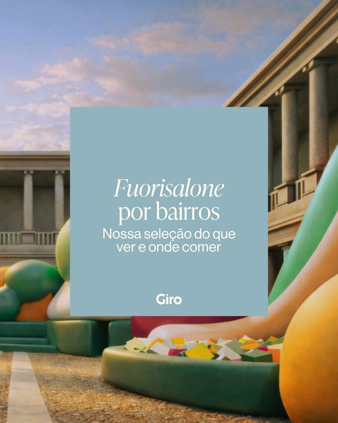 A Milan Design Week começa amanhã, e a cidade já entrou em outro ritmo 🛋️🚶🏻
O Fuorisalone se espalha por Milão, mas cada bairro pede uma forma diferente de ser vivido. Alguns são mais densos, outros mais experimentais, outros simplesmente mais agradáveis de percorrer.
Selecionamos alguns bairros e o que vale a pena em cada um deles, com pausas ao longo do caminho que fazem parte da experiência.
Se quiser viver a semana com um roteiro bem pensado, a Giro cuida de tudo! 🧡
#milandesignweek #fuorisalone #semanadomoveldemilao