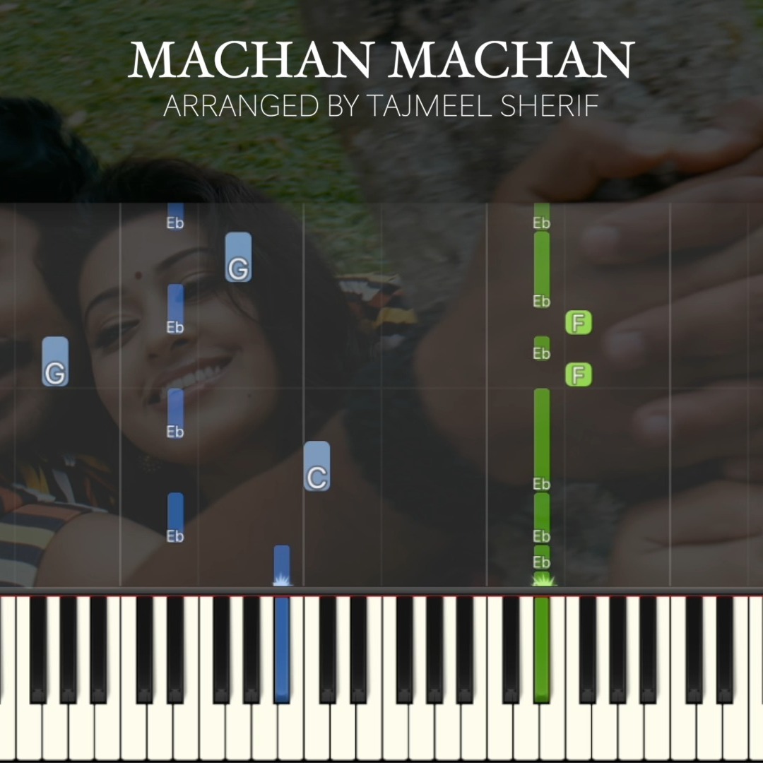 Machan Machan - Synthesia Piano Tutorial
Full Video on tamilpianolessons Youtube Channel
For Score Sheet Download at tamilpianolessons.com
#tamilpianolessons #yuvanshankarraja #machanmachan #simbu #sneha
