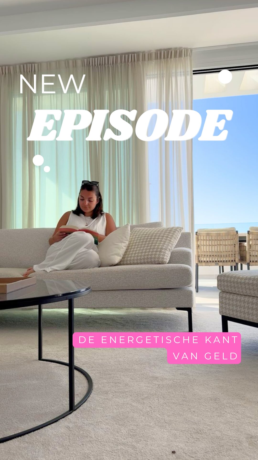 We praten vaak makkelijker over relaties, trauma’s of spiritualiteit dan over geld…
Terwijl geld zoveel meer is dan cijfers op een rekening. Het gaat over vrijheid, keuzes, zelfwaarde en hoeveel je jezelf durft toe te laten.
In deze aflevering deel ik mijn kijk op de energetische kant van geld. 💸
Beluister vanaf vandaag via jouw favoriete podcastkanaal 🎧