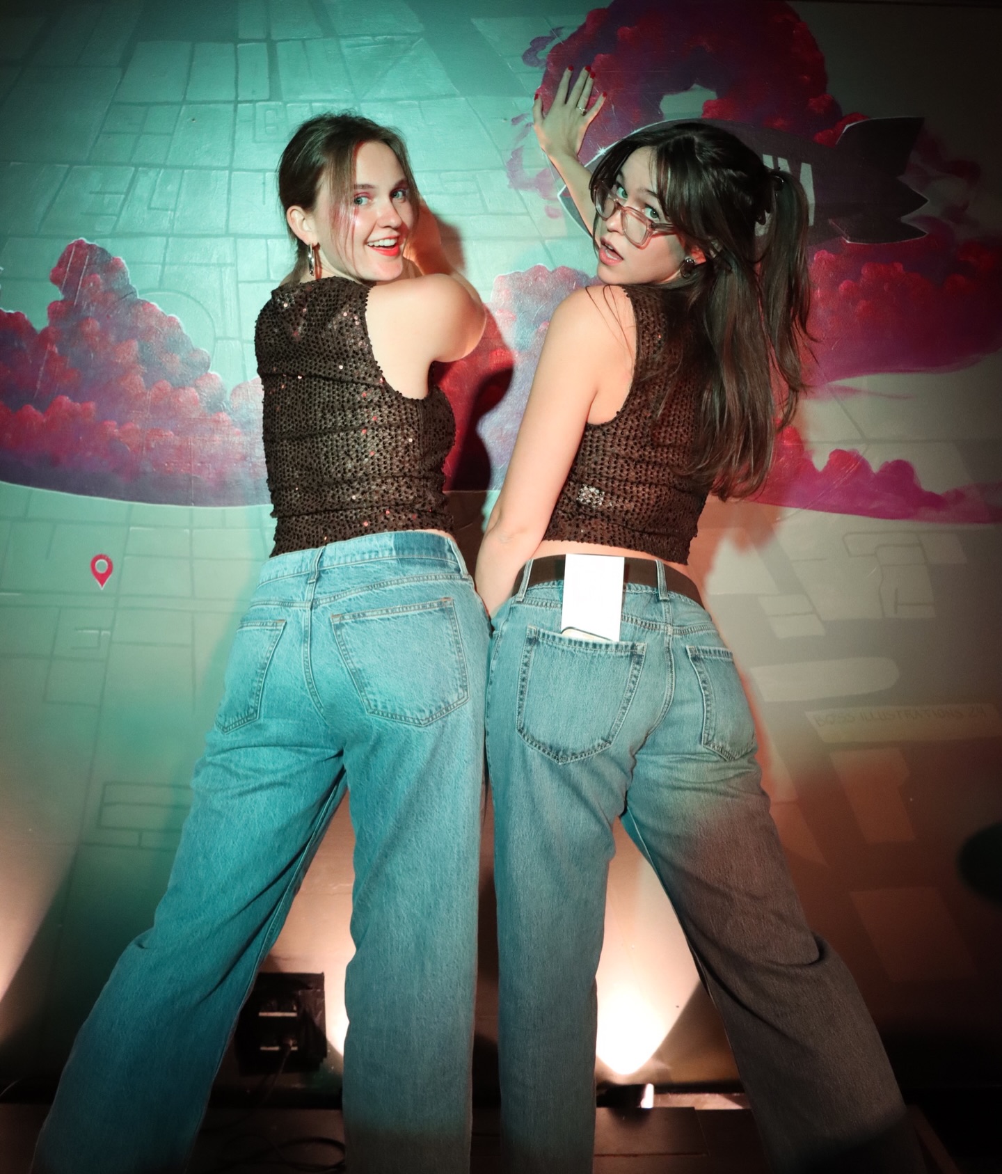 Had a blast being backup singers for @erin_cholakian 🪩🤠❤️