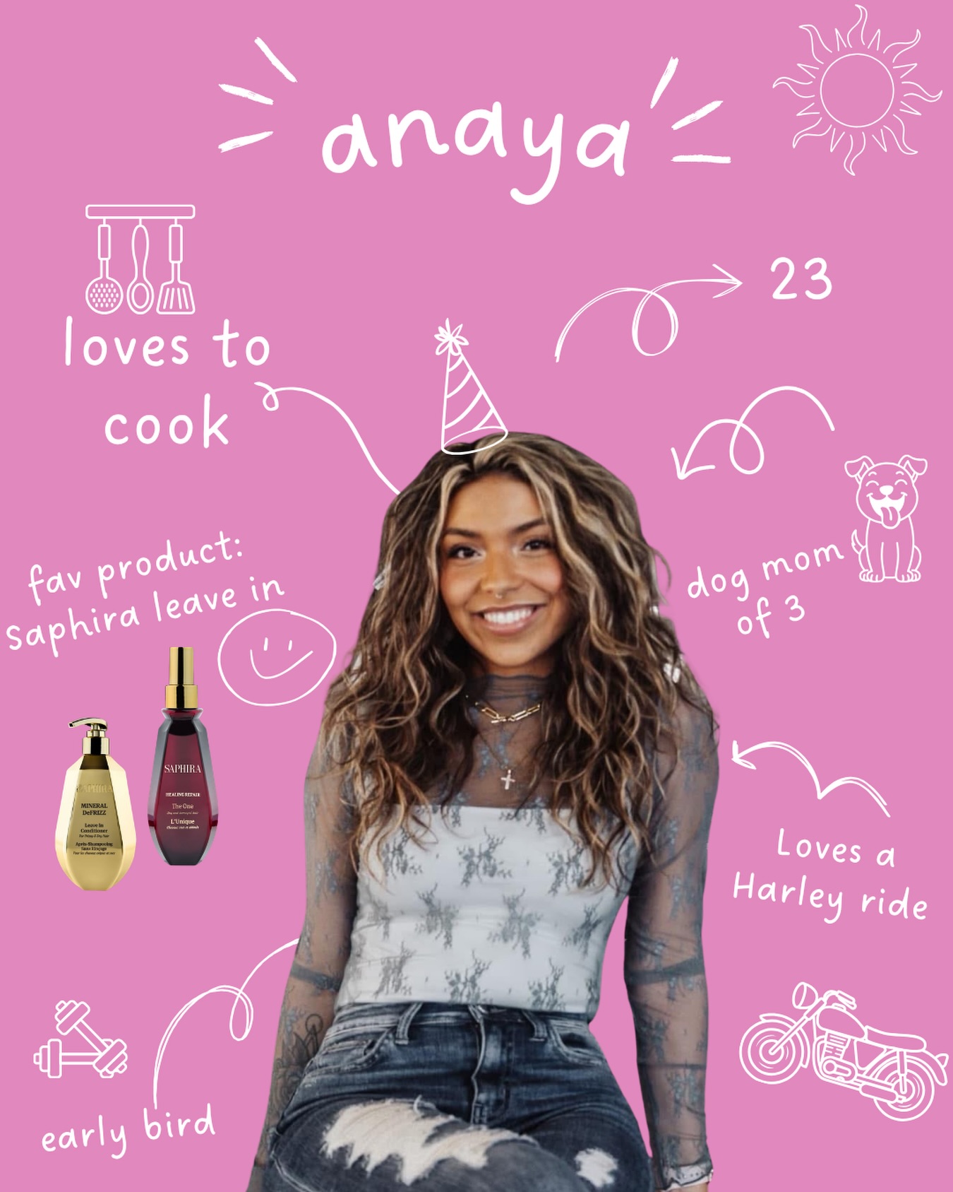 Happy birthday Anaya! Have a great day! 🥳✨
