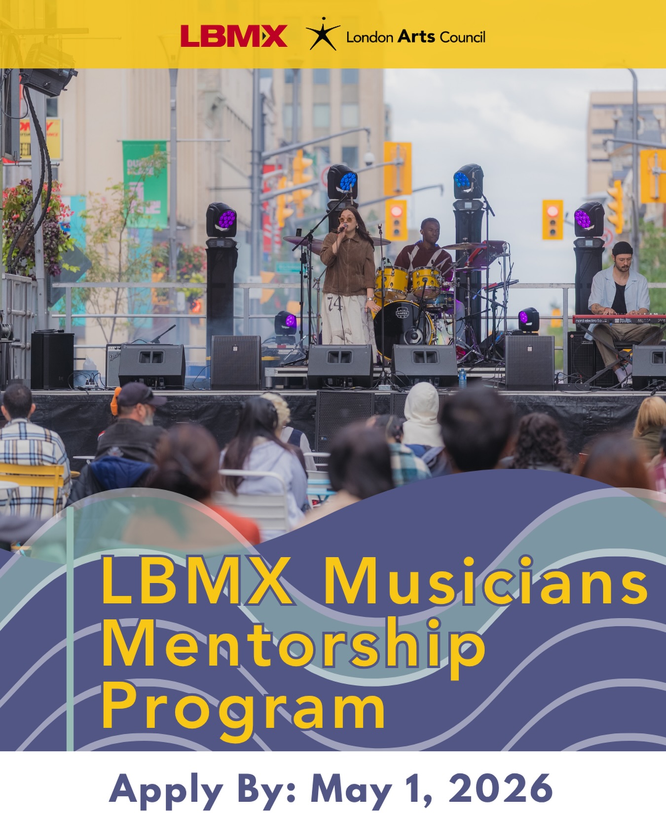 Calling all emerging bands!! 🎸🥁🎤
LBMX Musicians Mentorship Program - Applications OPEN!
🗓️Deadline: Friday May 1, 2026 at 4:30 pm.
The London Arts Council (LAC) in partnership with LBMX invites emerging bands residing in London, Ontario and surrounding First Nations (Chippewas of the Thames First Nation, Oneida Nation of the Thames, and Munsee-Delaware Nation) to apply for a paid opportunity to participate in the LBMX Musicians Mentorship Program.
Applications will be accepted through the online application only, until Friday May 1, 2026 at 4:30 p.m.
Click the link in bio for more information and to apply!
#LdnOnt #LdnArtsCouncil #UNESCO #cityofmusic