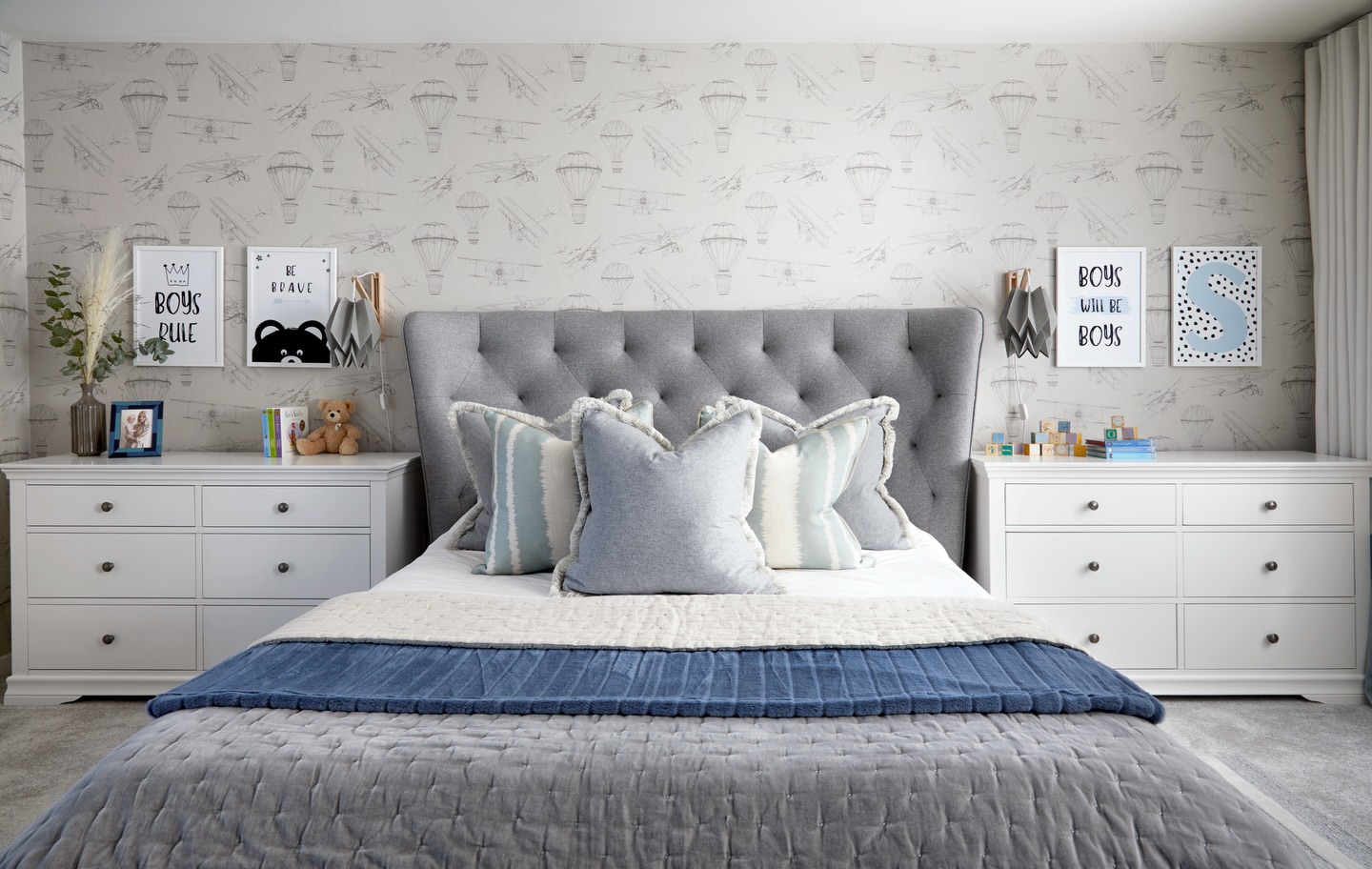 Boys bedroom transformation ✨🧸
This was my work from @raspberryinteriordesign 5 years ago & it’s still one of my fav projects I’ve worked on.
My client gave me free rein throughout the whole house including two kids rooms that were large spaces, double rooms & this one was split with pocket doors.
Her son was only young at the time so I created a bedroom on one side & a quiet playroom come reading nook on the other.
I was able to link the two using the gorgeous hot air balloon wallpaper which went on all the walls in the bedroom & between the bespoke built ins behind the sofa. 🤍
The curtains also matched in both rooms along with the colour scheme in soft blues & whites. The existing wardrobe carcass was so well built it wasn’t worth removing & starting again so I just changed the wardrobe doors to a classic shaker sprayed in a dark blue.
Everything about this room is super cute, playful & still looks so chic even after all this time. 💙
I absolutely loved designing & implementing this project, there is something so special about seeing a project through from start to finish - I miss it! But not enough to go back to it 😉
The GNI service allows you to enjoy the process of bringing it all together & there’s a lot of fun in that too! 🙌🏼
Photography credit : @annastathakiphoto 📸
My work from @raspberryinteriordesign (miss you!)