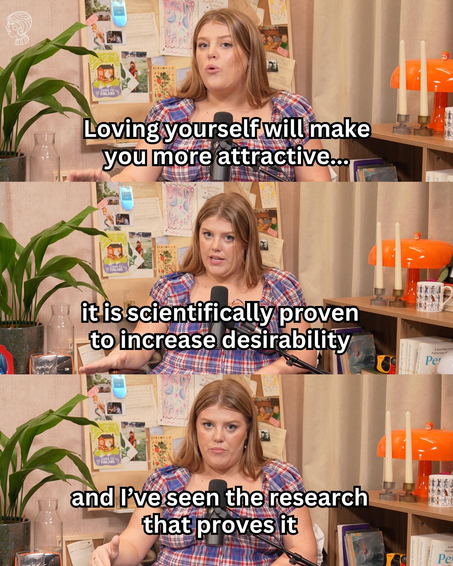 Not needing someone’s approval just makes them desire yours more! Call it reverse psychology, I don’t know, but I truly believe that often the hottest thing you can do is hate yourself a little less ❤️
Episode 407: loving yourself will make your more attractive.
Full episode on @netflix or wherever you get your podcasts!
Happy listening.
.
.
.
.
#glowuptips #psychologytips #psychologyhacks #inyour20s #selflove