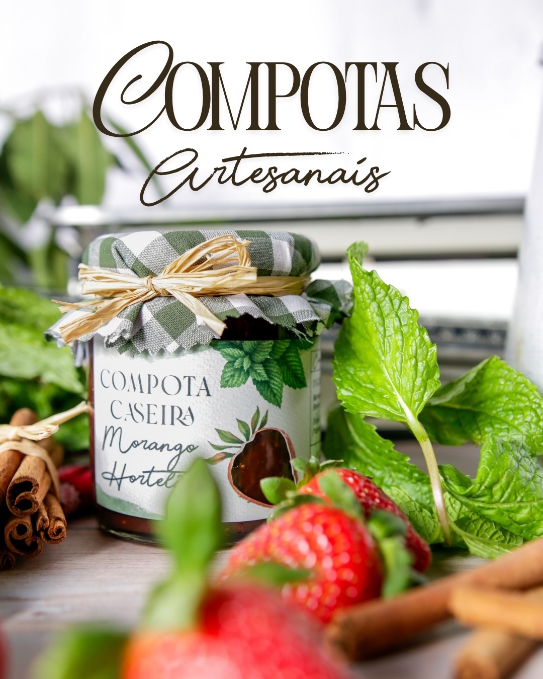 Depois de meses fora de stock as Compotas estão de volta ☺️
A produção de compotas retomou e já estão disponíveis no website:
🍓Compota de Morango
🍓Compota de Morango & Hortelã