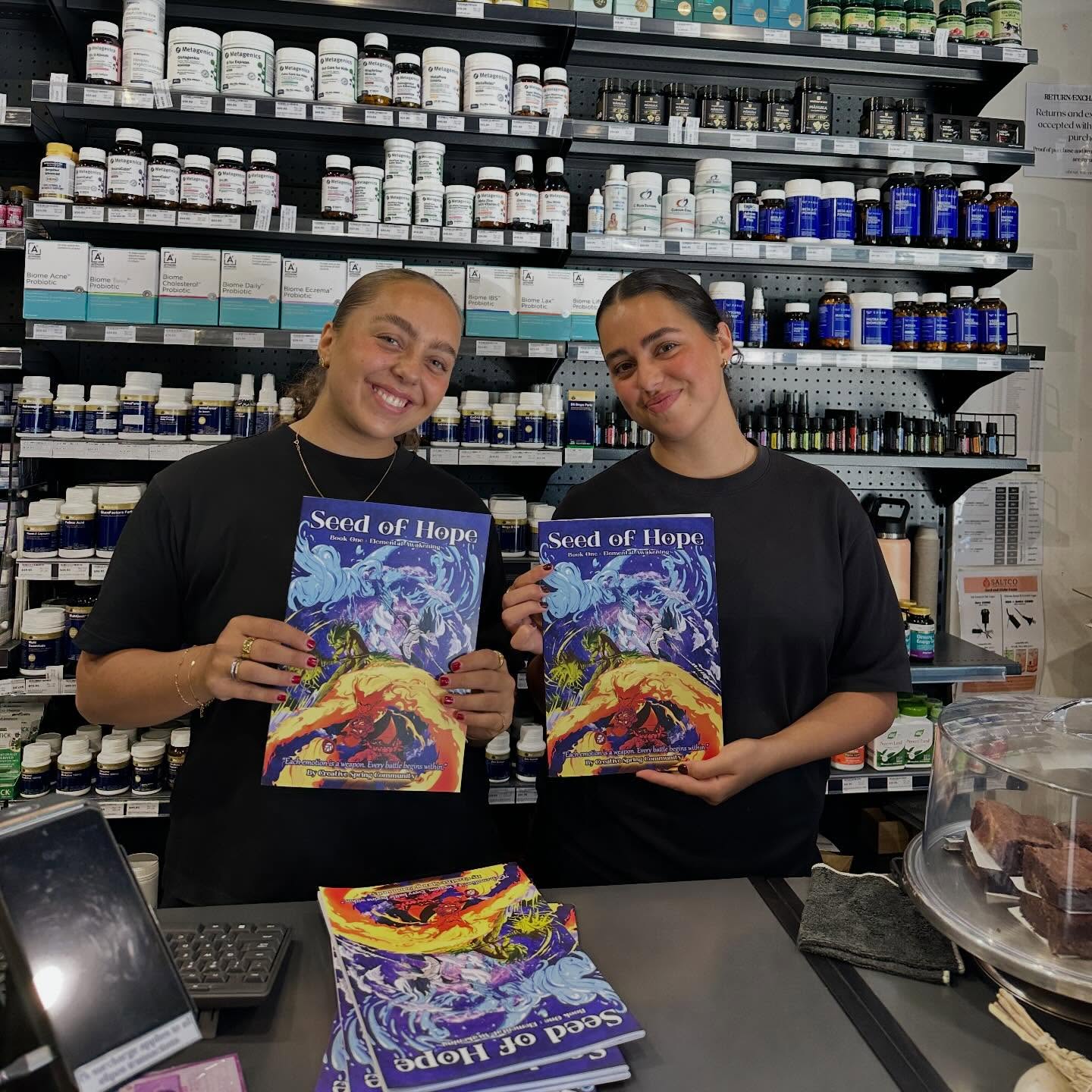 🌱 Big news for Creative Spring Community!
Our products are now stocked at @aboutmeorganics in Penrith and honestly, this one hits different.
This is a store we’ve shopped at ourselves. A family-owned health food store deeply rooted in Western Sydney, with in-store naturopaths, a massive range covering everything from supplements and superfoods to natural skincare and pantry essentials — basically everything you need to take care of your physical health, all under one roof.
Now, they’ve added something for your emotional wellbeing too.
You’ll find our Creative Spring pack on the shelf — the Seed of Hope Comic Book, Comic Cards, and Affirmation Deck — tools designed to help young people build resilience, reflect, and grow. Grab the bundle and get a free Reflective Lanyard.
Think of it this way: you’re already investing in your body when you walk through those doors. Now you can grab something for the young people in your life too — right before you head to the checkout. A great added resource to throw in your cart.
📍 Find About Me Organics at Shop 2, 122 Station Street, Nepean Village, Penrith NSW 2750
🌐 aboutmeorganics.com.au
From shopping here to having our products on their shelf — this is what growth looks like.
#SeedOfHope #AboutMeOrganics #YouthWellbeing #EmotionalHealth