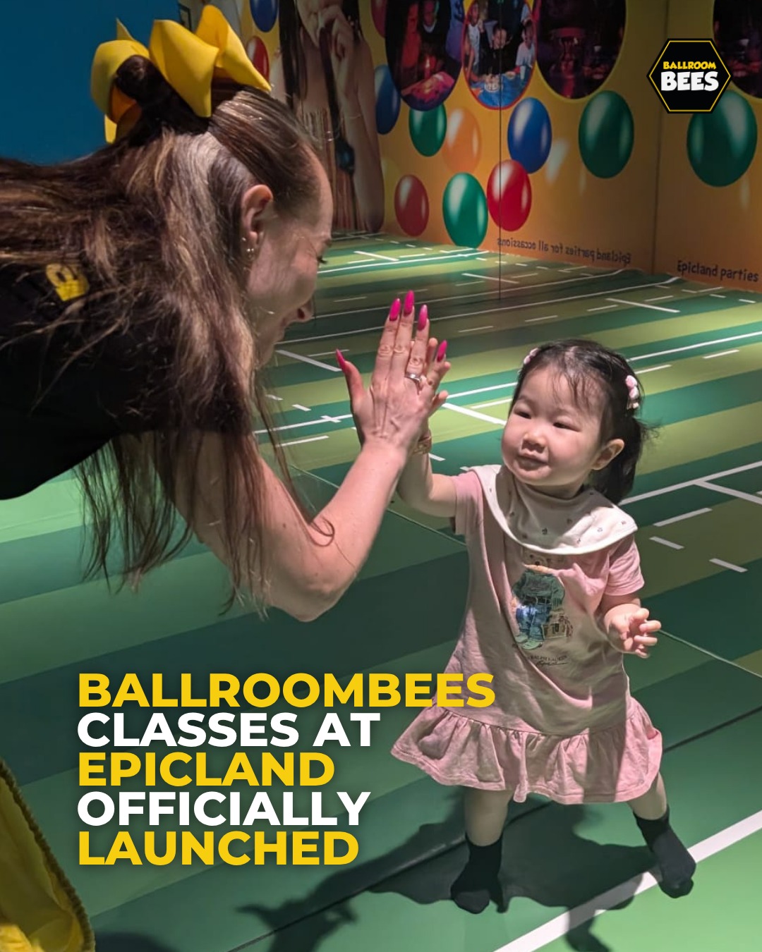 Last Monday marked our first official day at @epiclandhk, and our hearts are full! We are so thrilled to finally be part of the Kai Tak neighborhood.
We know family time is everything, so we’ve teamed up with EpicLand to make class day even better:
1 Hour FREE Play: For every registered student to burn off some extra energy!
Sibling Special: Siblings can join the fun for a special rate of just $120.
It’s the ultimate way to spend your Monday. 🔥
#BallroomBees #EpicLandHK #HKDance #KidsDancing #FamilyFunHK