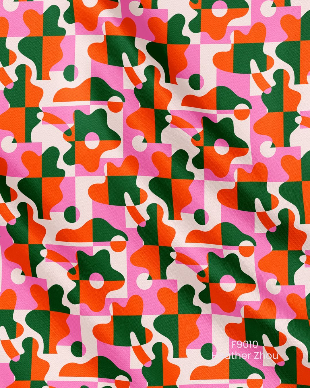Abstract coral pattern 🪸💚 🧡
#surfacedesign #fabricdesign #scarfdesign #abstractart #geometricrt