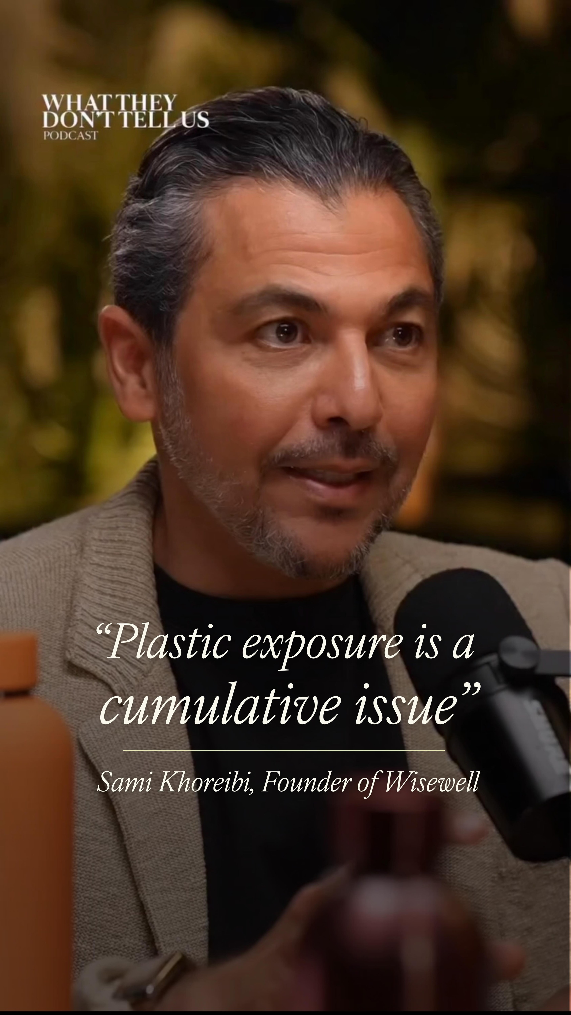 @samikhoreibi, founder of @wisewell.us @wisewell.us, on @wtdtu.podcast with @tracyharmoush
Every week, you consume the equivalent of a credit card’s worth of plastic. Sami spent four years building a solution to that, and in this episode, he gets into why the most popular bottled water brands in the region are just tap water sealed in plastic, sitting in the heat for months before they reach you.
