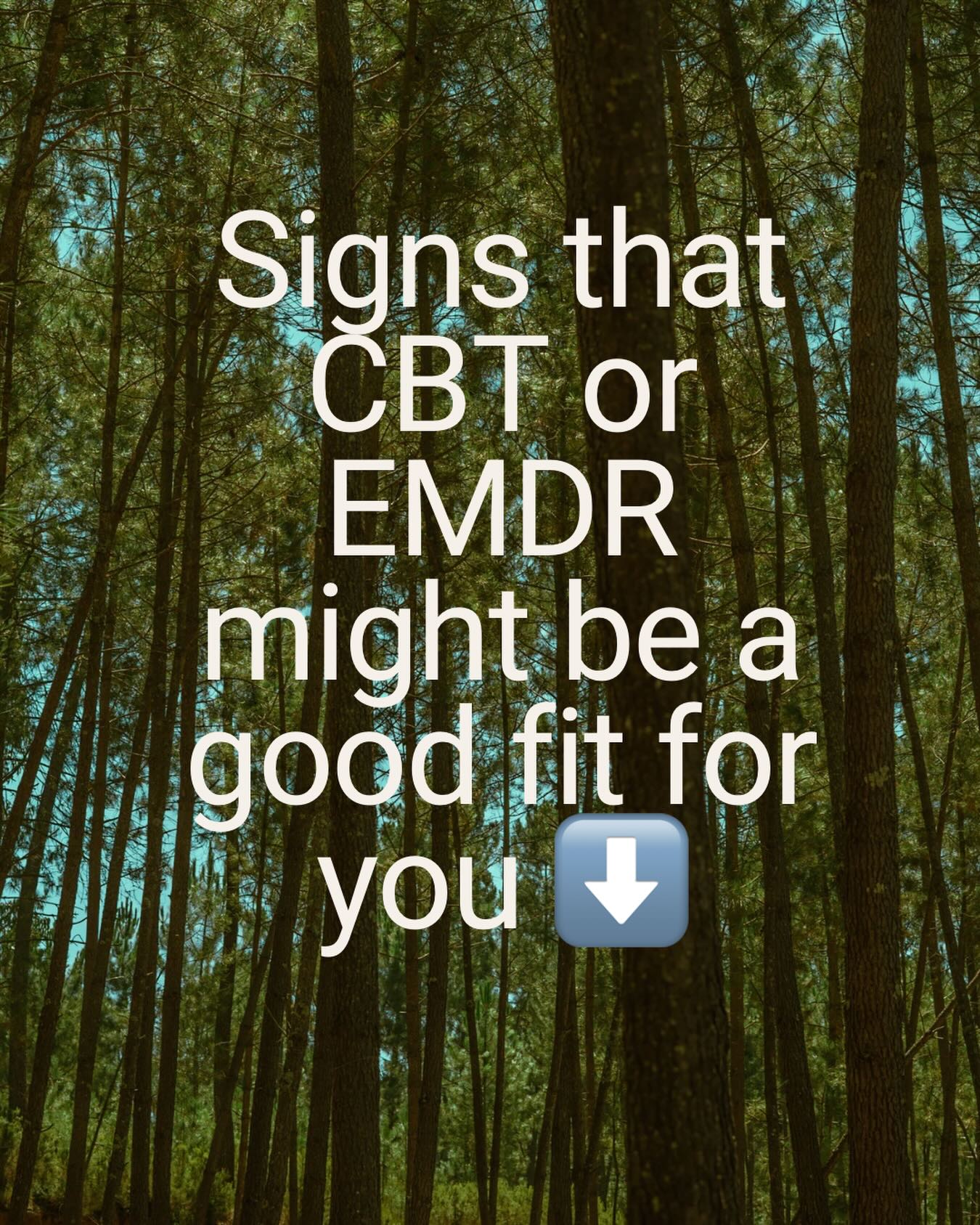 ✔️ You find yourself stuck in negative thought loops
✔️ You avoid certain situations, places, or memories
✔️ Anxiety or stress feels hard to manage on your own
✔️ Past experiences still feel raw, even years later
✔️ You want to understand why you feel the way you do and process these, with maybe some tools added too - not just someone to vent to
I’d be happy to answer any questions about what therapy with me looks like. Just send me a DM. We can also book a free 15 minute intro call 💛
#anxietysupport #traumasurvivor #cbt #emdr #mentalhealth