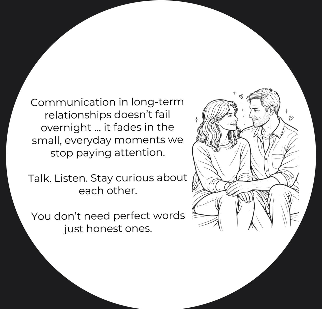 …
Communication in long-term relationships doesn’t fail overnight—it fades in the small, everyday moments we stop paying attention.
Talk. Listen. Stay curious about each other.
You don’t need perfect words—just honest ones. 💬✨
#CouplesTherapy #HealthyRelationships #Communication #LoveLongTerm #EmotionalConnection
Wirral Couples Therapist @ best self therapy
In-Person on the Wirral & Online