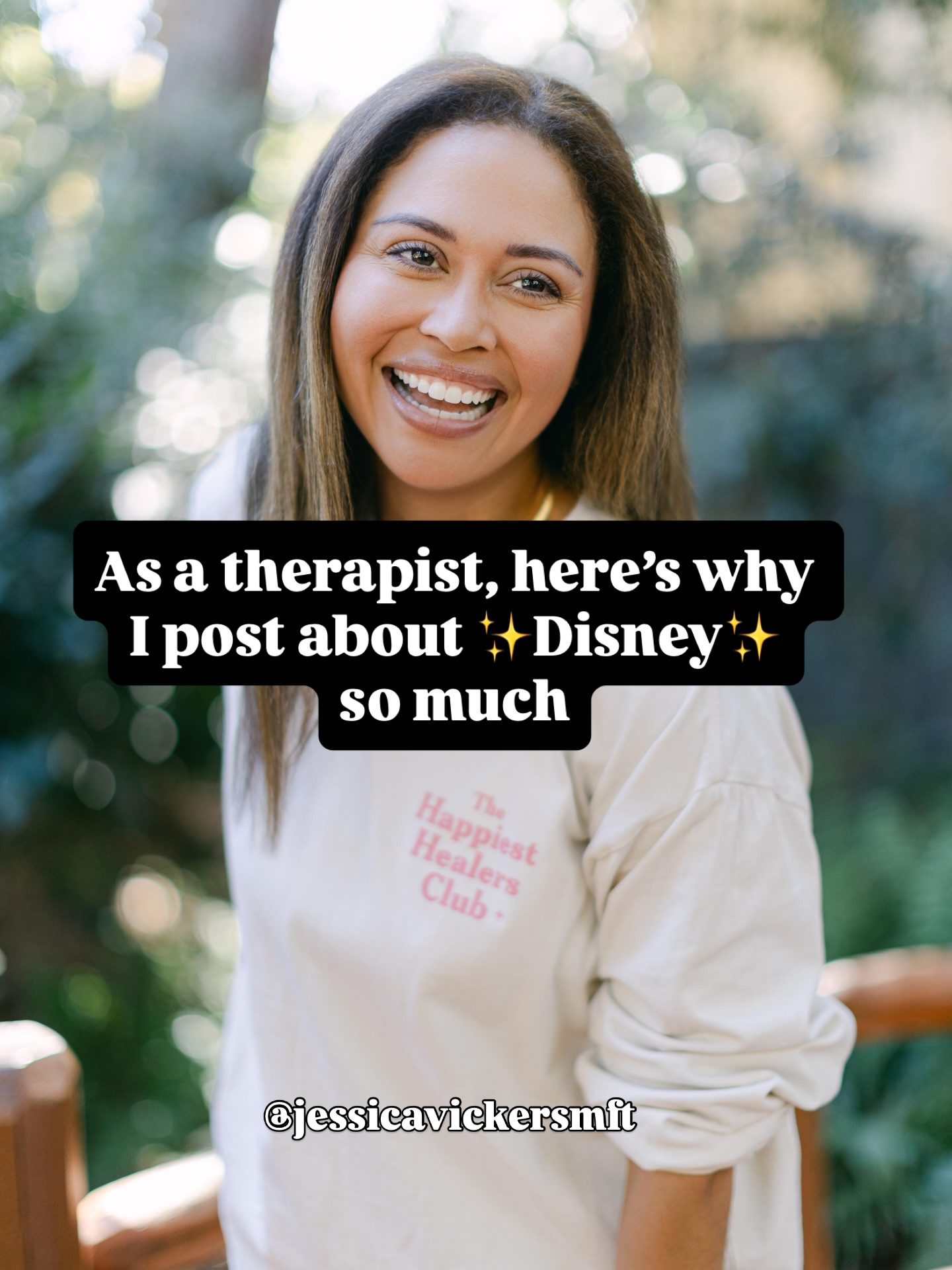 Here’s why I’m a therapist that posts about Disney so much!
The slides say it all- compartmentalizing is 🔑!
Does this resonate for you? Please note there’s a difference between coping intentionally, and avoiding.
We compartmentalize all the time- when I’m with clients, I’m not thinking about my mom stress. When I’m present with my kids, I’m not ruminating on the state of the world.
Yes?? Questions?? Drop em in the chat! Let me know your happy place! Remember, Instagram ≠ therapy 🫶🏽