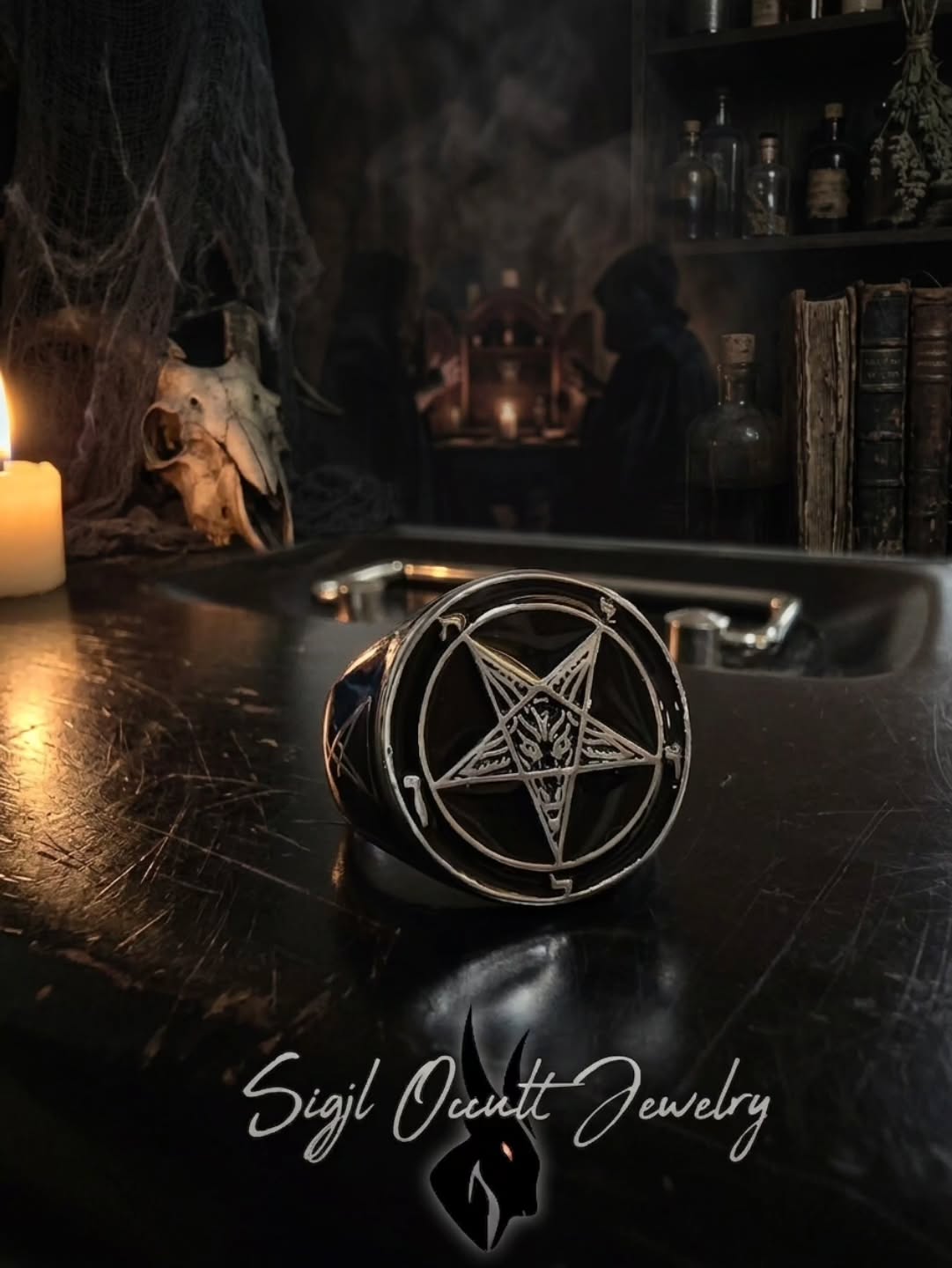 🔥 Unleash the Dark Arts!
The stunning Sigil of Baphomet Ring is on sale for a limited time!.
Crafted with intricate detail, this ring embodies power and rebellion.
Don't miss your chance to own this mystical symbol of resistance.
Shop now and embrace your inner darkness! 🤘✨
#BaphometRing #SigilOfBaphomet #OccultJewelry #GothicFashion #AlternativeStyle WitchingHour DarkArts