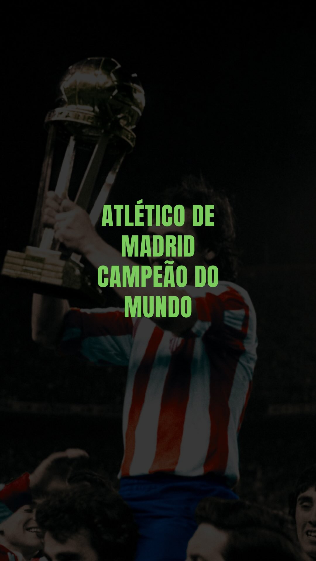 Campeão do mundo, mas sem a Liga dos Campeões
O Atlético de Madrid ainda busca sua primeira orelhuda, apesar de já ter se sagrado campeão mundial
#atleticodemadrid #metropolitano #madrid #futebol #ucl