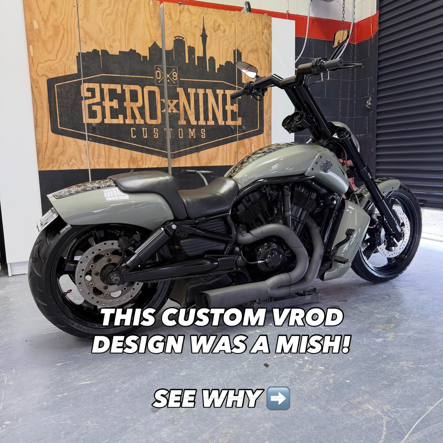 This Custom VROD design was a mish!! See why ➡️
#rewa #harley #harleydavidsonmotorcycles #vrod #muscle