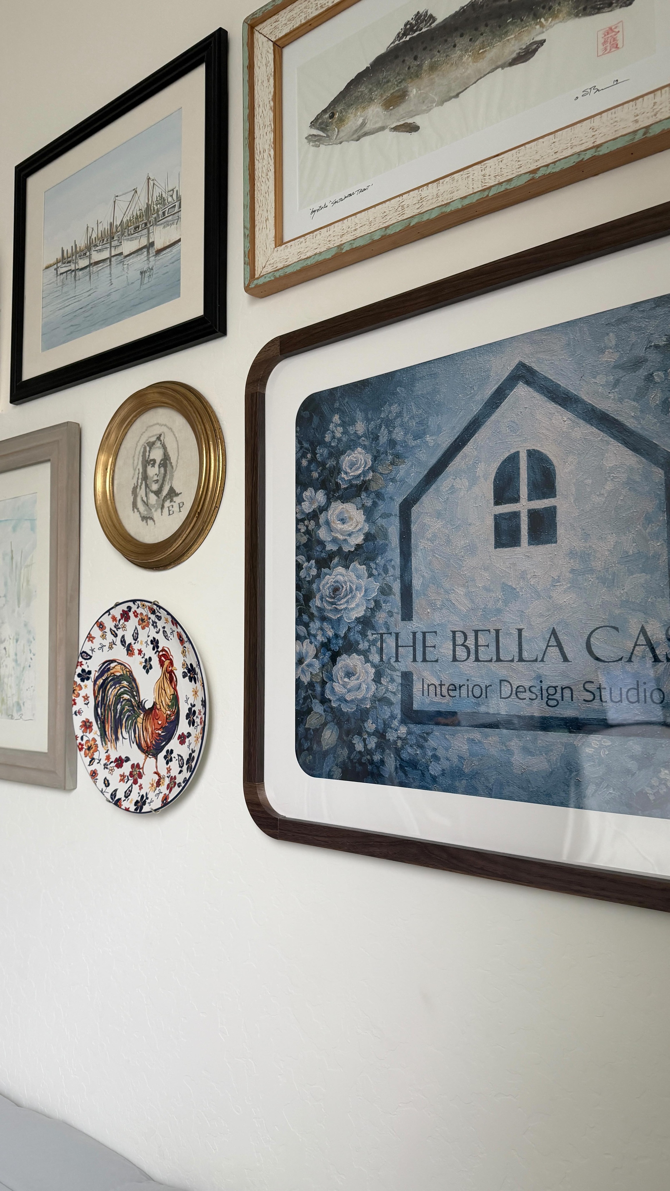 Reality check! Not everyone has the space for a luxe office or flex space. My office doubles as a guest room for family and friends.
I was tired of my office feeling like a dumping ground so I used our collected are and AI to make my logo a piece of art to go with them. This way my background is professional for my day-to-day but welcoming for guests.
What do you think? Was this the right move or should I fully take over the room and tell guests to share a bed with my dog Bailey 🫠😂
.
.
.
.
#virtualinteriordesigner #milspouseowned #officesetup #gallerywallinspo #cainteriordesigner